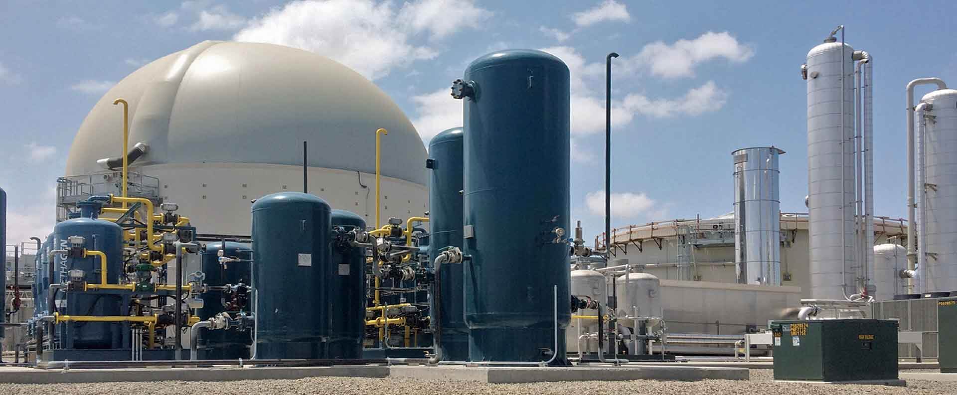 A power plant.