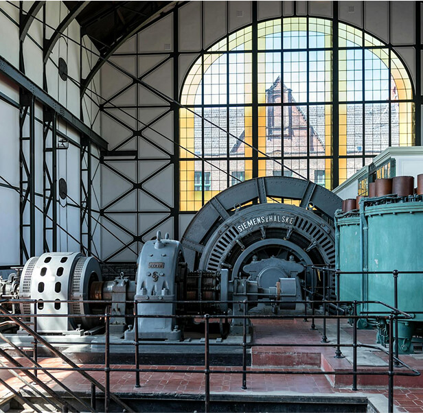 Energy generator rooms.