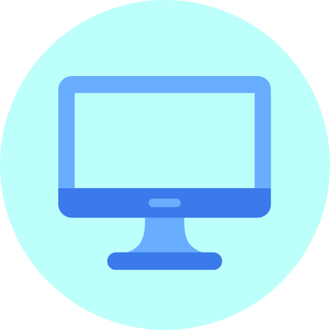desktop computer graphic