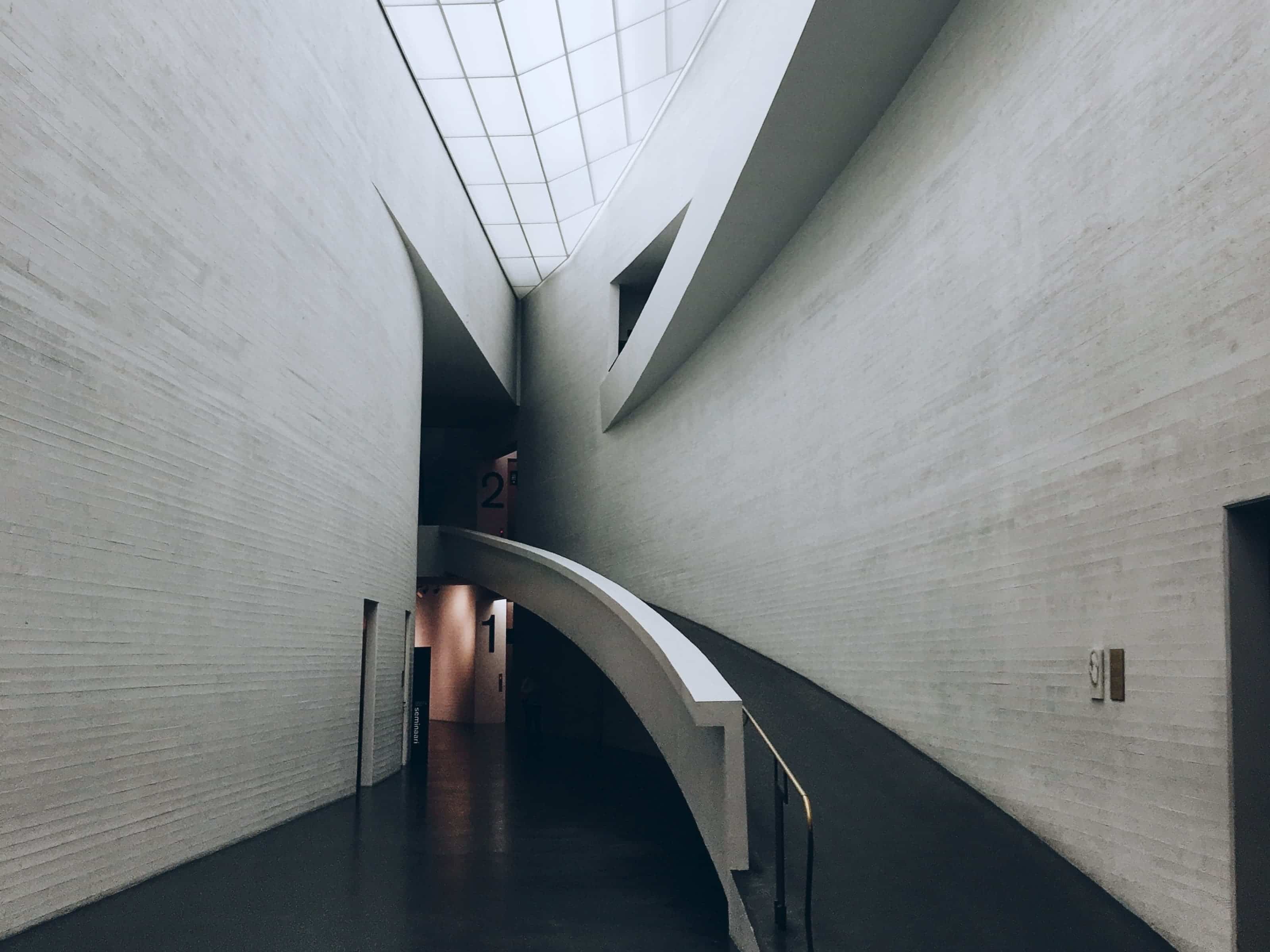 Interior of modern building