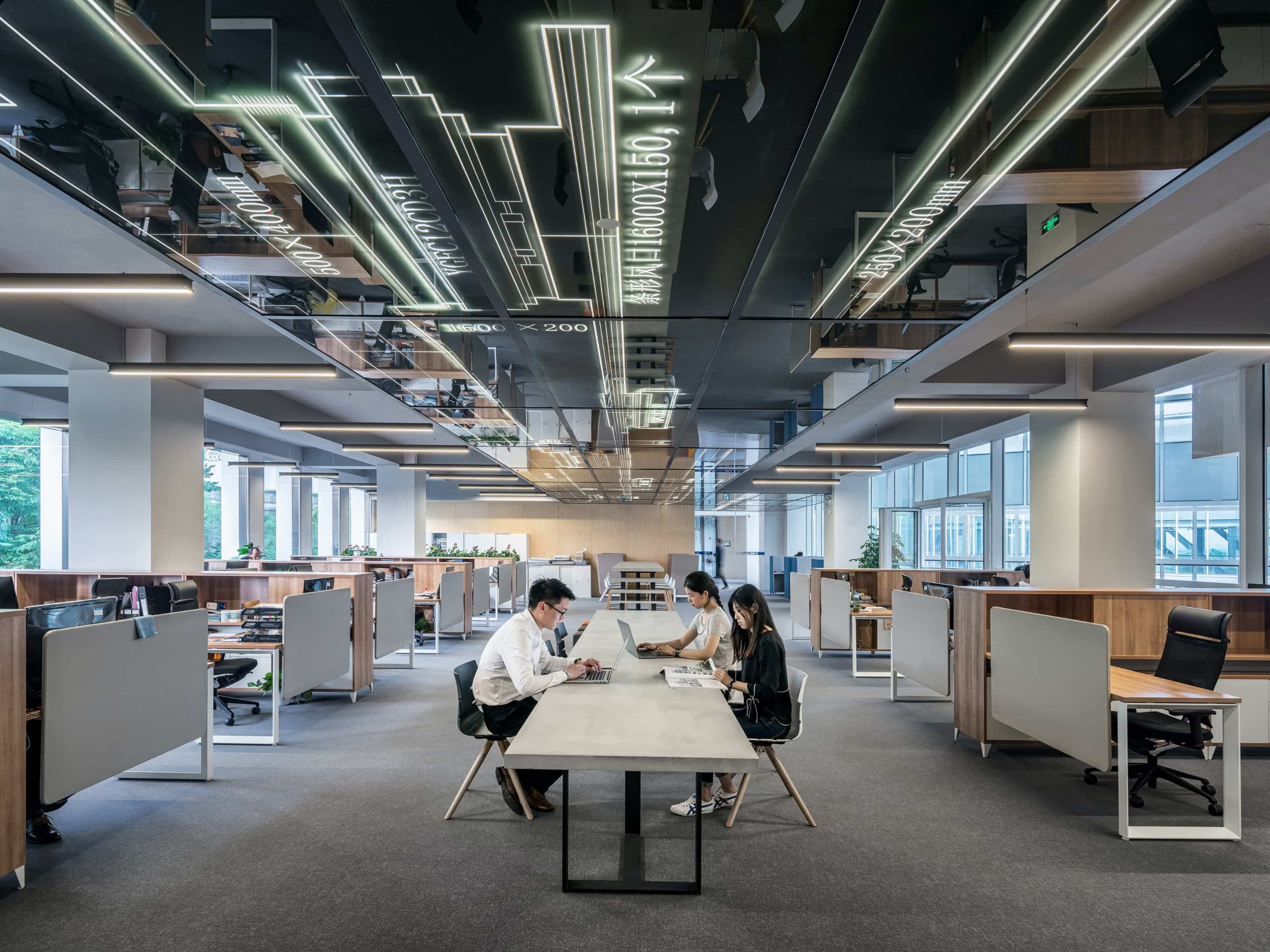Interior of office