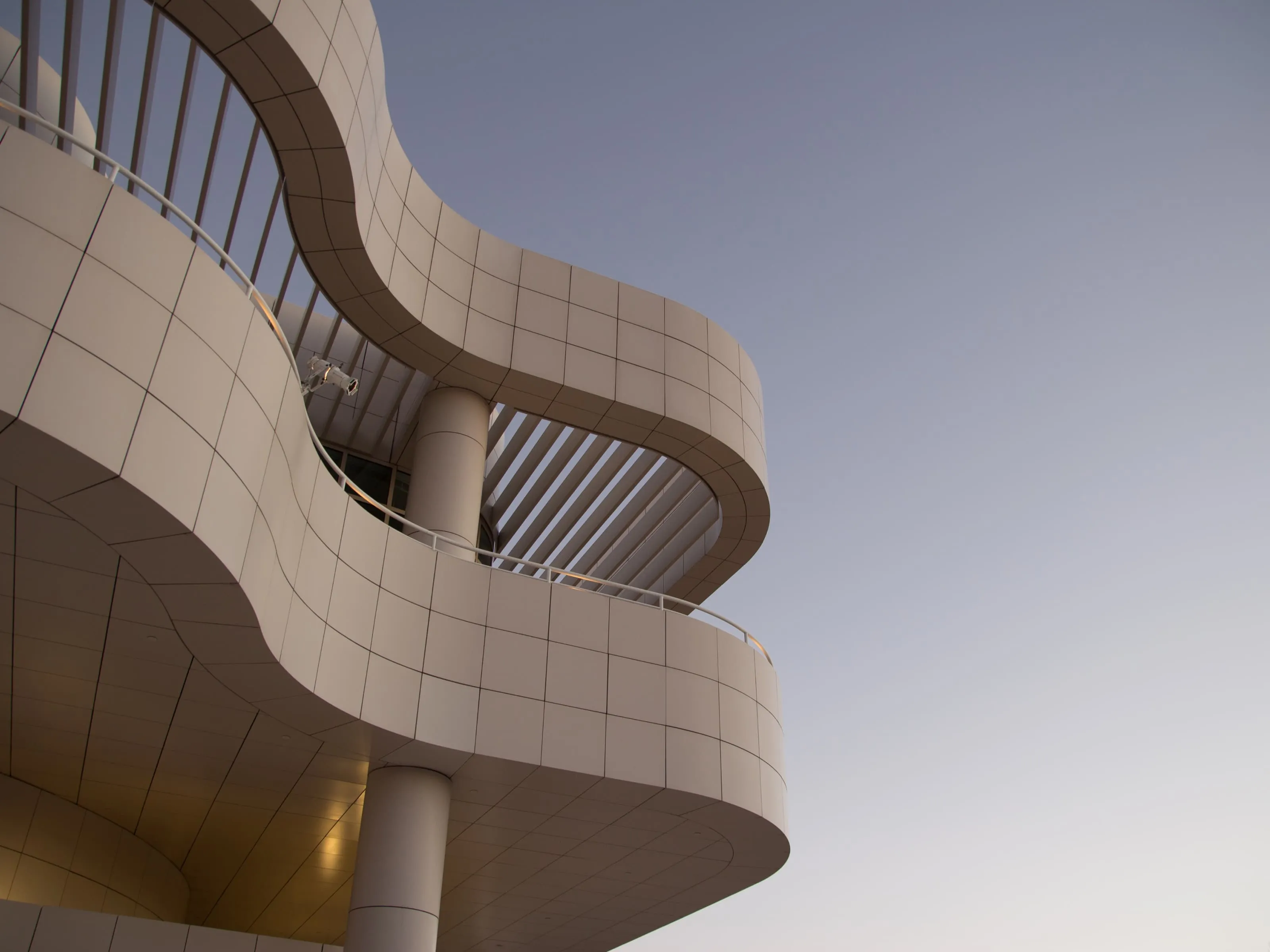 Exterior of modern building
