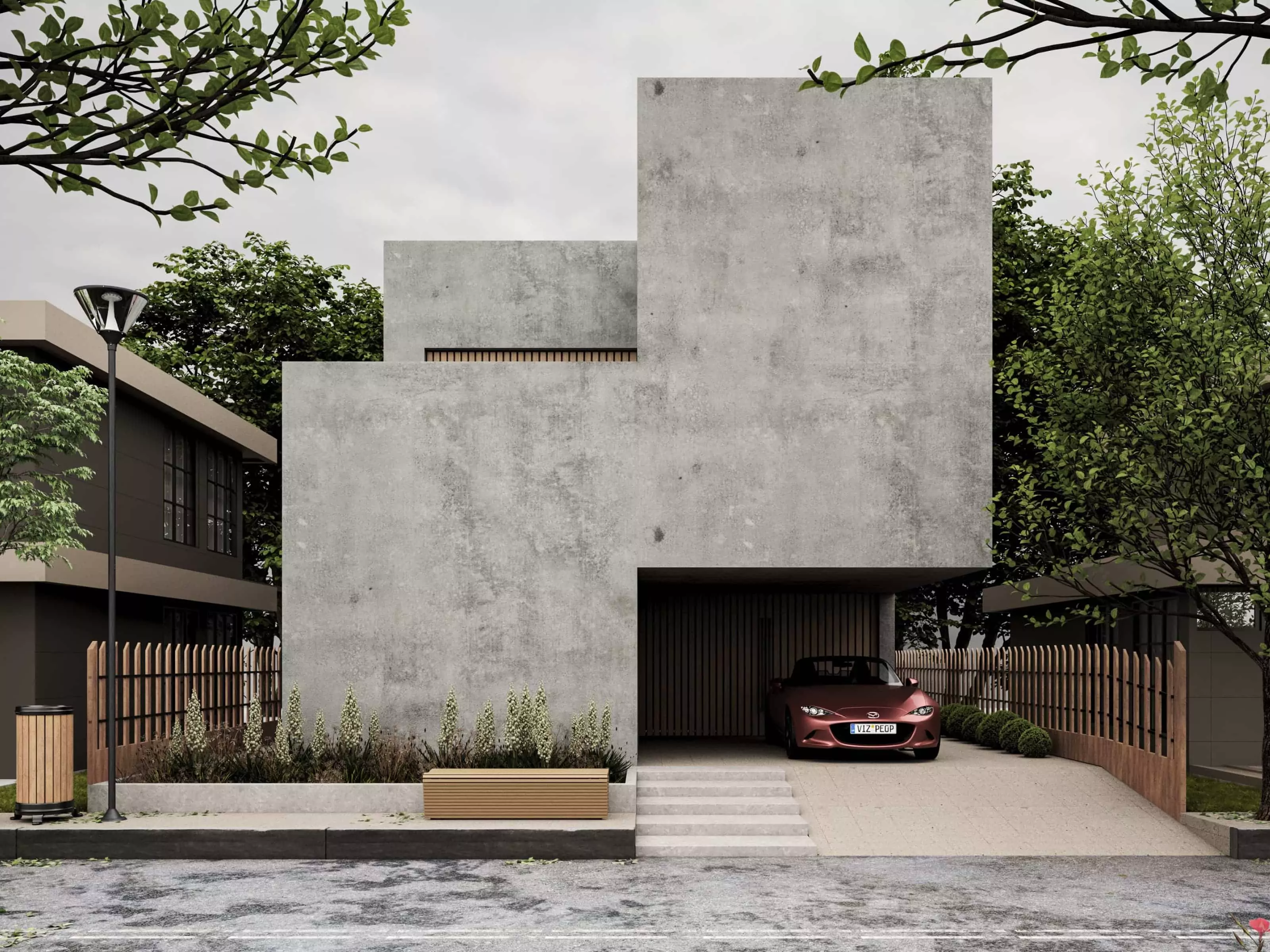 Modern residential building
