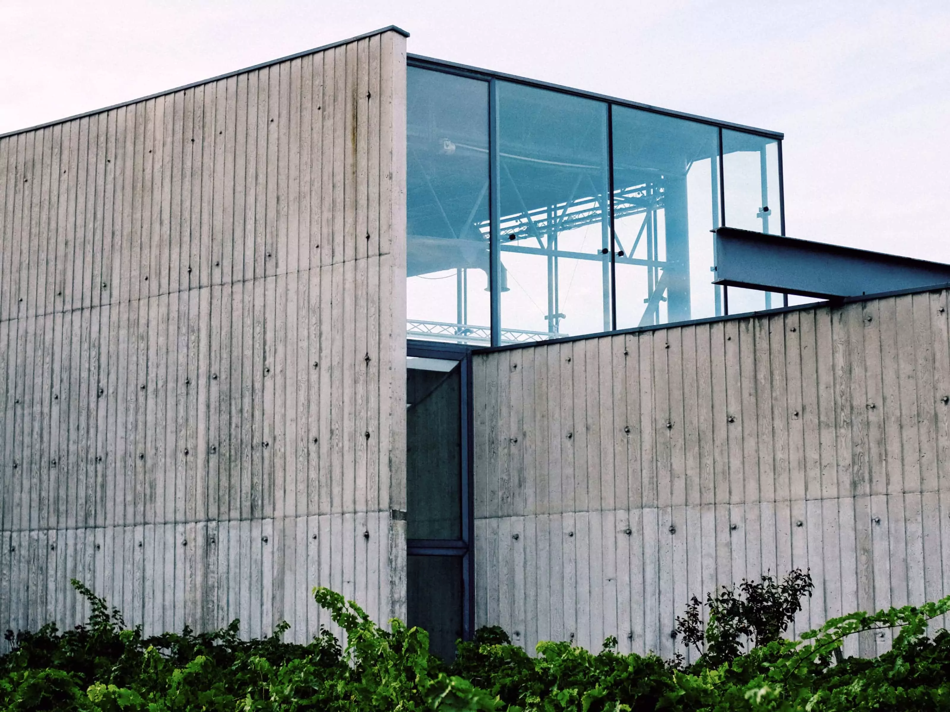 Exterior view of modern house