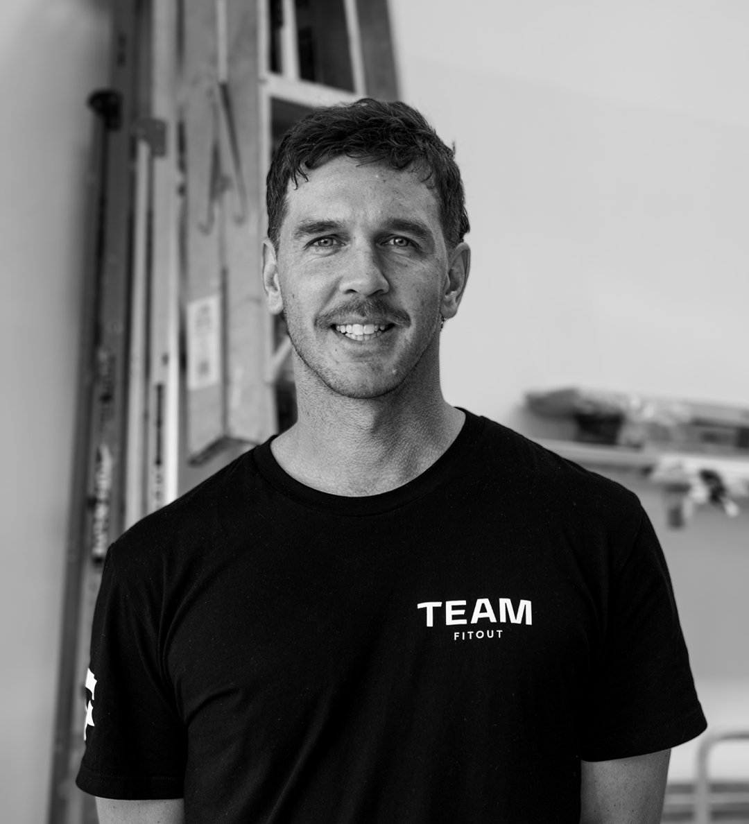 Portrait photograph of Team Fitout Project Manager Rhys