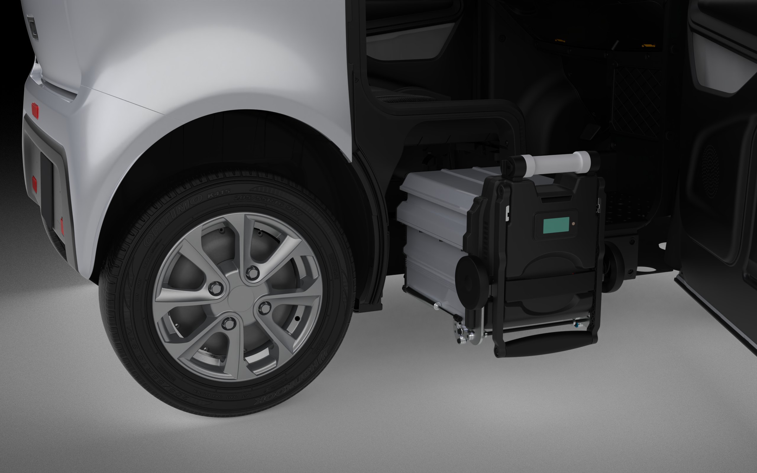 image of vehicle fleet (for a moving & storage company)