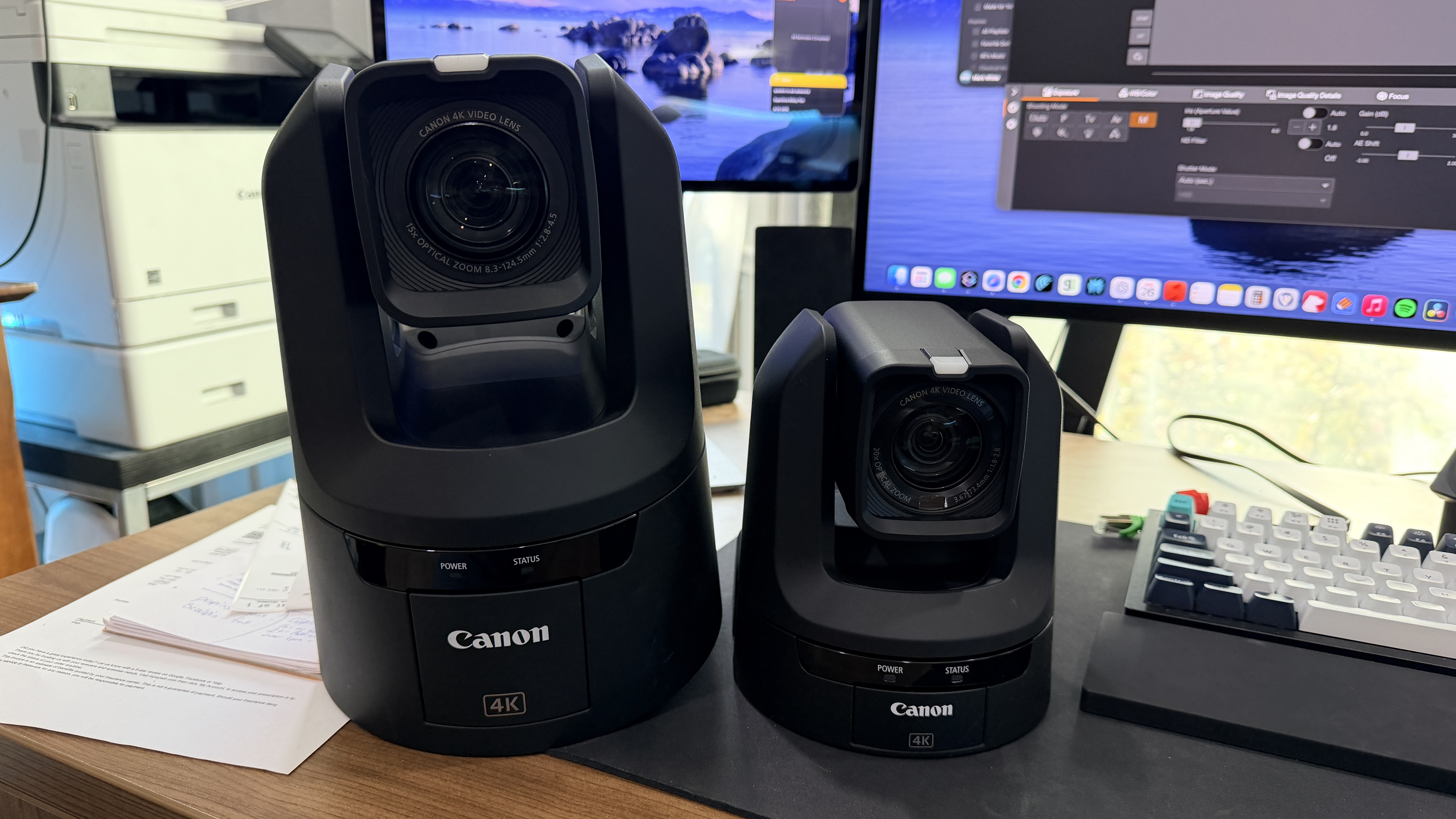 Canon CR-N500 4K PTZ broadcast cameras used by DFW Live Stream for corporate livestream production