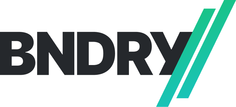 BNDRY logo white