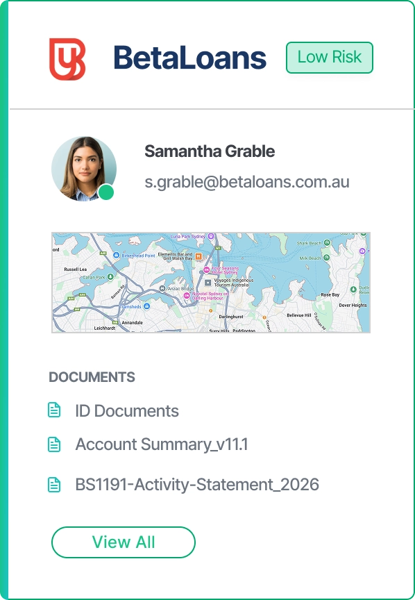Beta Loans BNDRY customer entity view