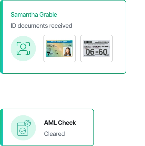 Documents being verified by BNDRY
