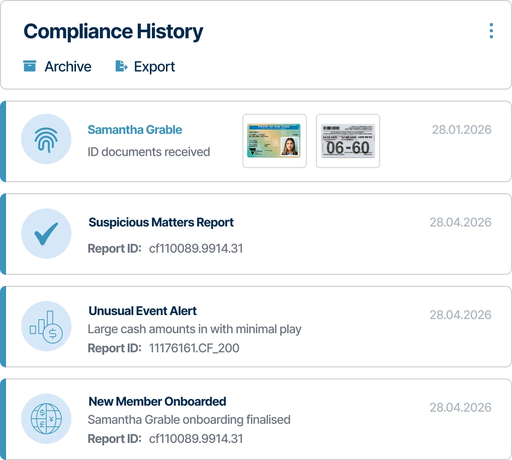 An example of tracking risk activities in BNDRY