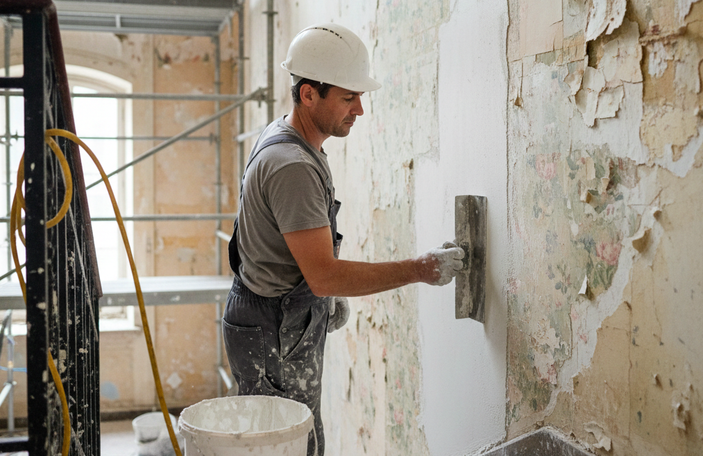 rénovation de cage d'escaliers à Paris