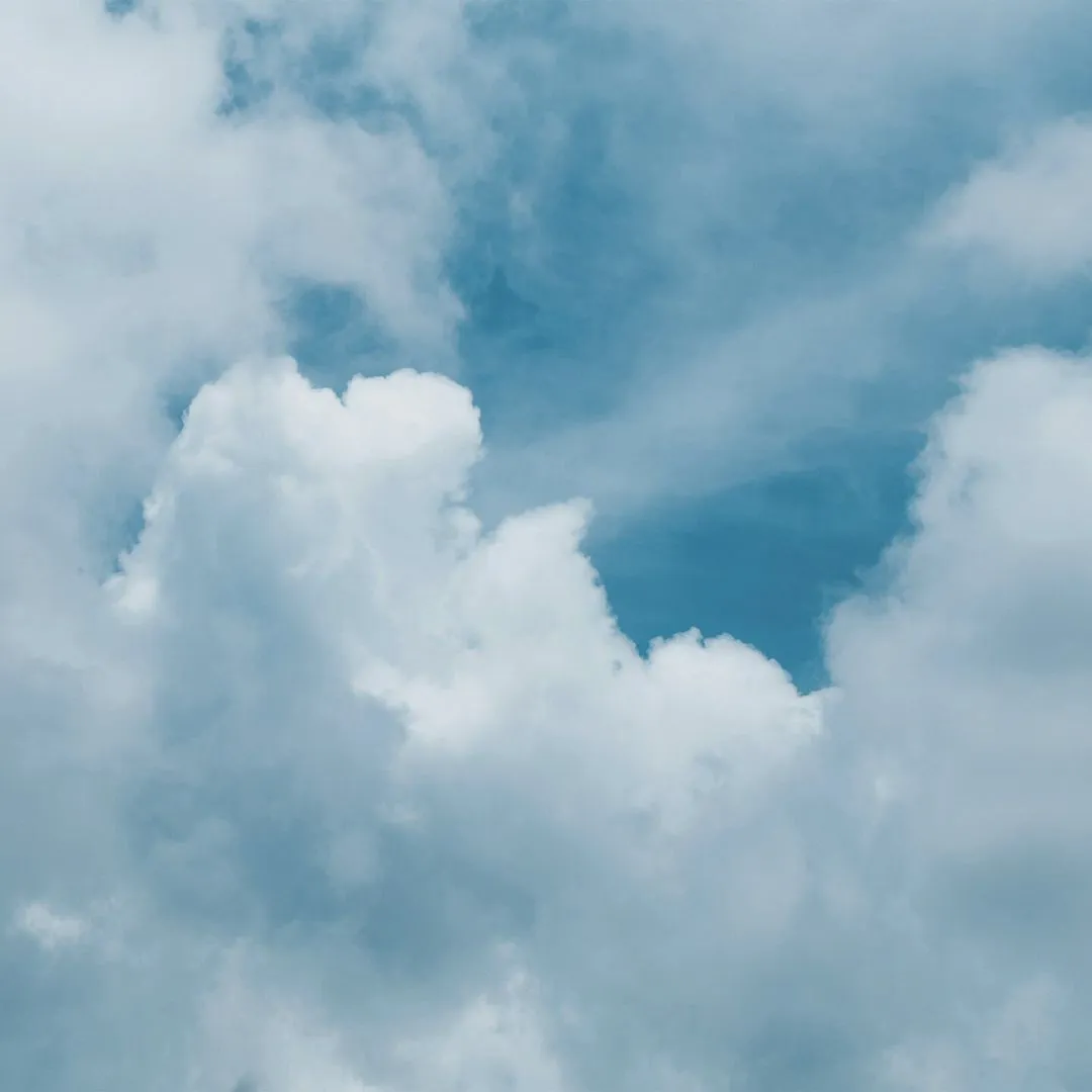 Naturbild von Wolken