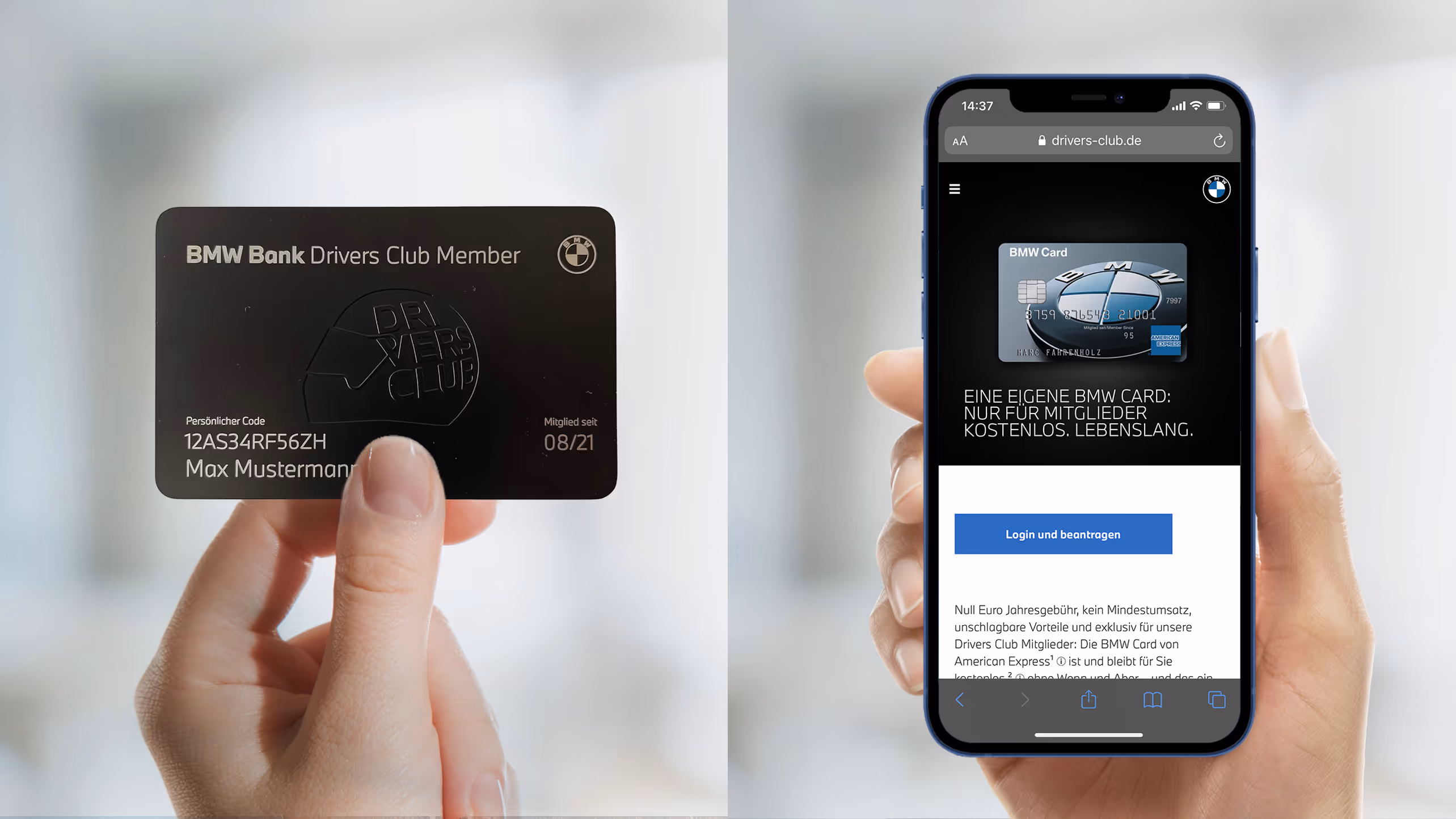 BMW AMEX Card.