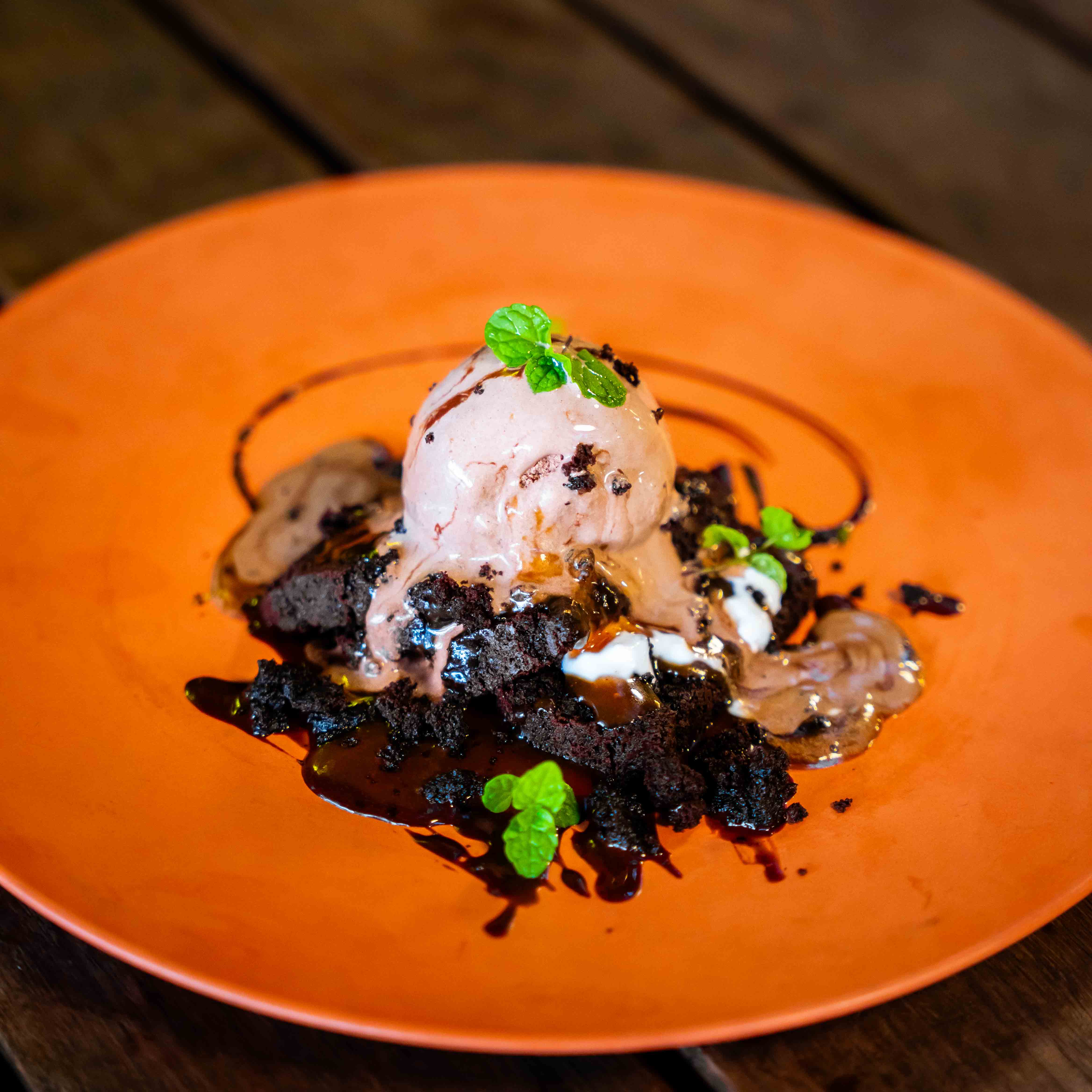 Brownie with Ice Cream