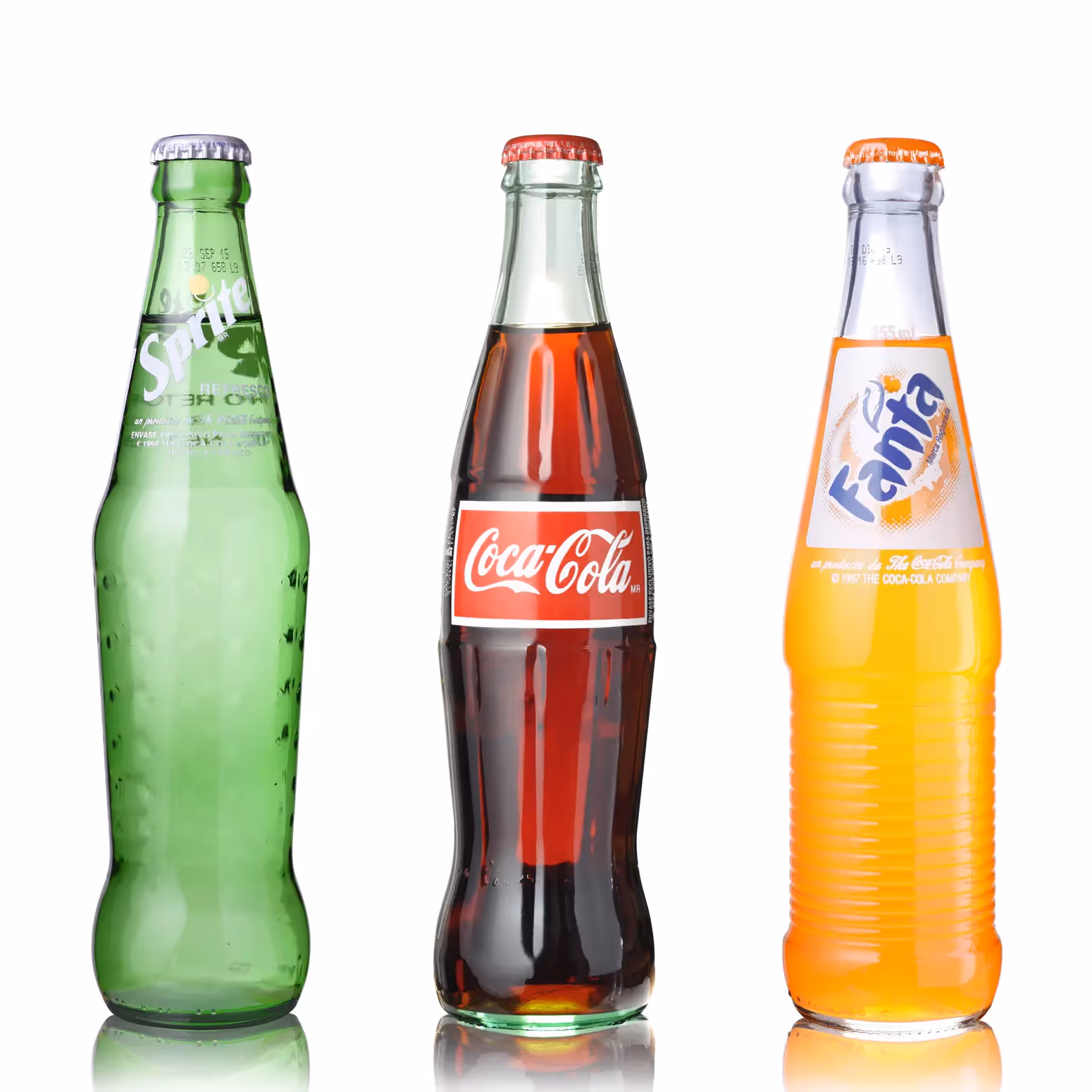 Coca-Cola, Coke Zero, Fanta Orange, Sprite, Bitter Lemon