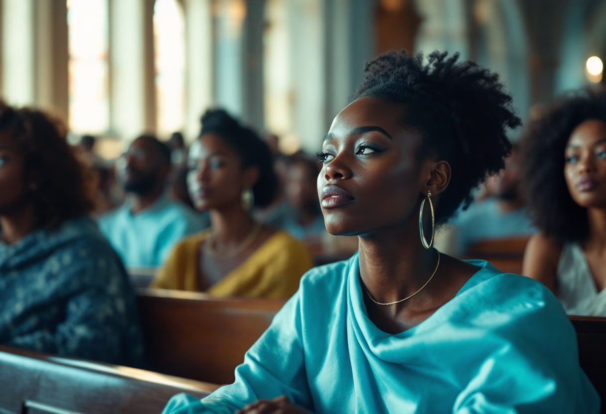 image of church congregation