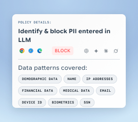 Diagram showing Wald.ai Context Intelligence transforming sensitive data into redacted content, illustrating advanced DLP for AI that uses NLP for accurate contextual redaction instead of regex