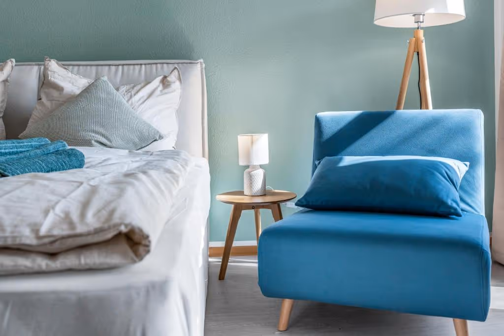 LeHa Stays - Neue Strasse 16a - EG 25qm - Schlafzimmer