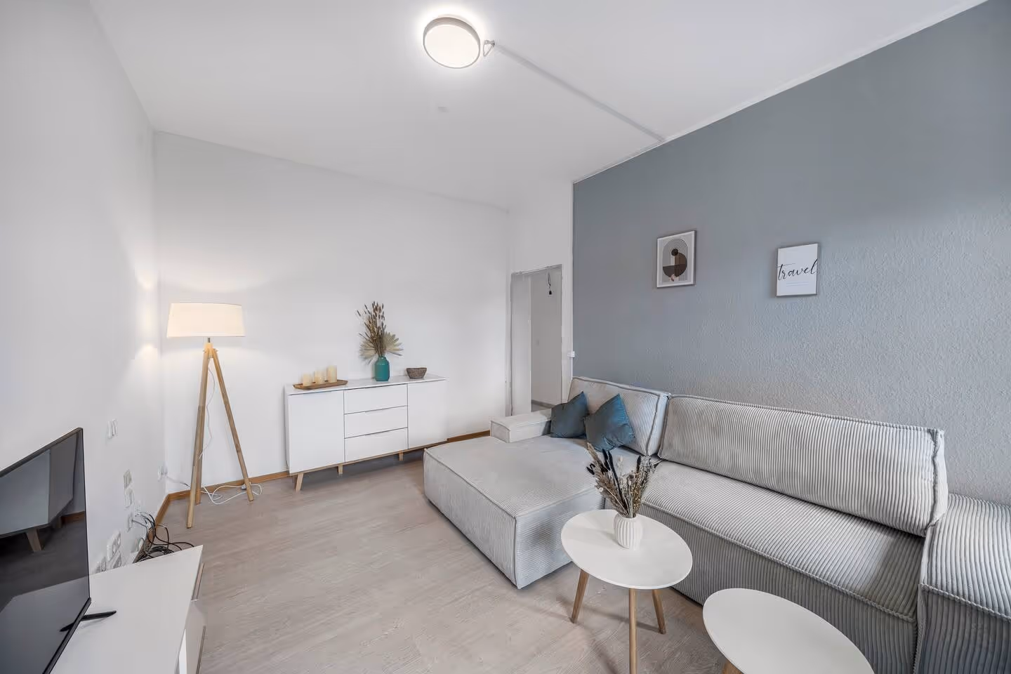 LeHa Stays - Neue Strasse 16a - EG 52qm - Wohnzimmer
