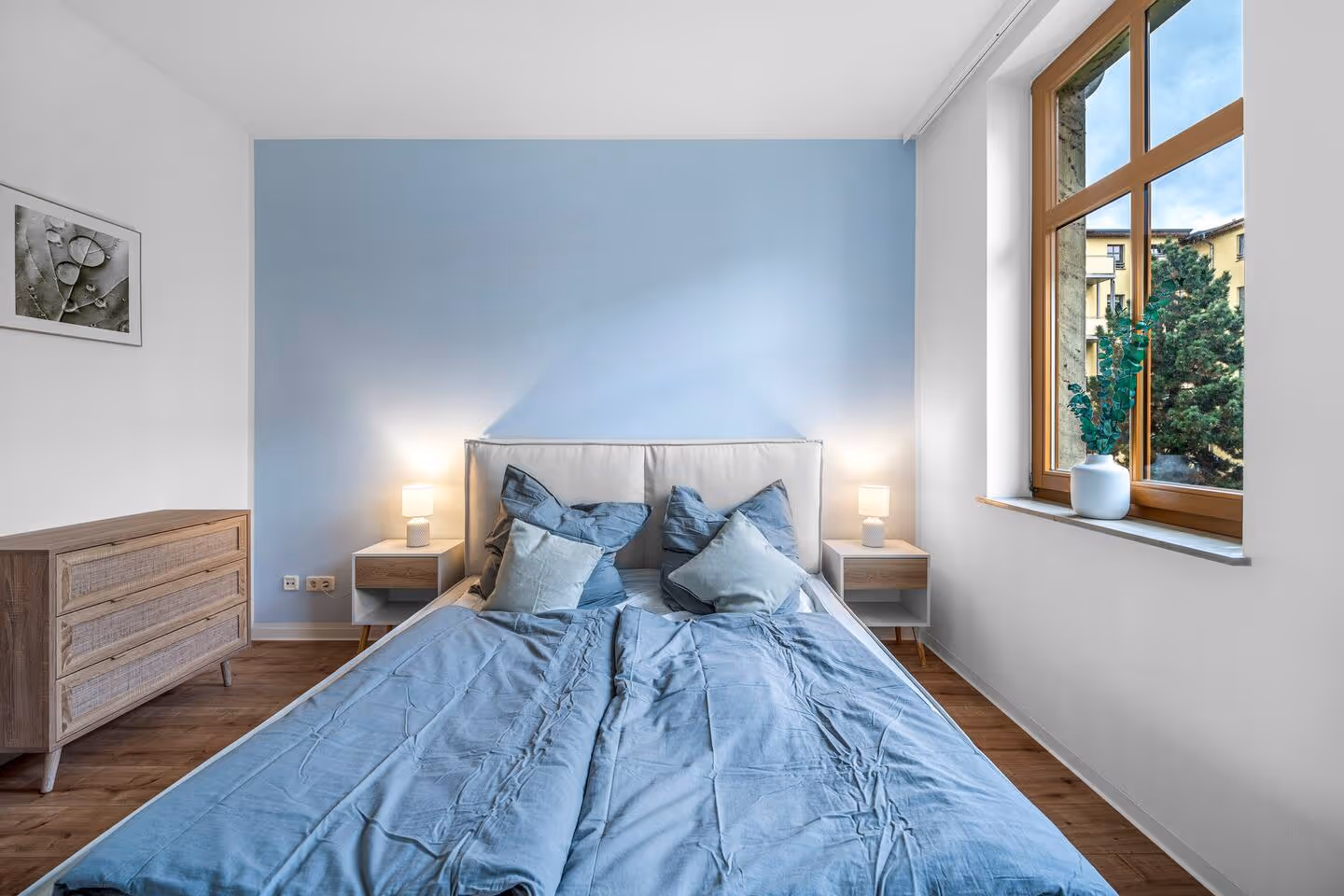 LeHa Stays - Neue Strasse 16a - 1.OG 61qm - Schlafzimmer 1