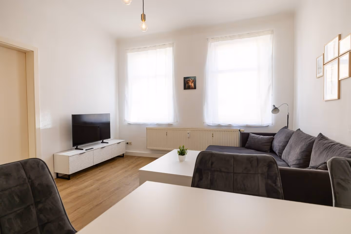 LeHa Stays - Leipziger Strasse 85 - 2.OG - Wohnzimmer