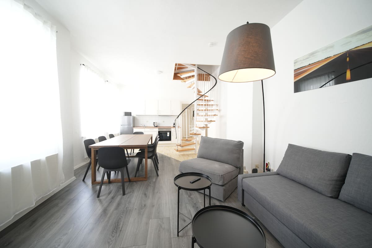 LeHa Stays -Wolfenbuettler Strasse 31 - 3.OG - Wohnzimmer