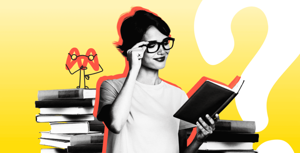 Personne lisant un mode d'emploi de yumana sur les challenges d'innovation