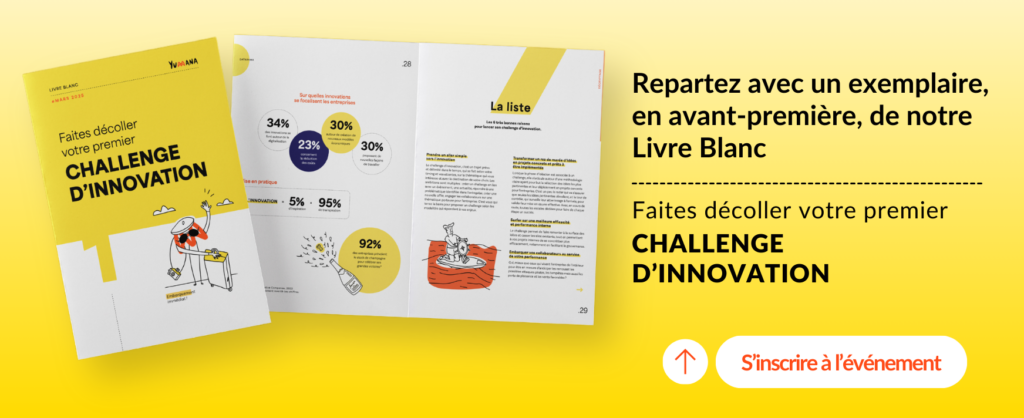 Repartez avec un exemplaire de notre Livre Blanc, pour faire décoller votre challenge d'innovation 