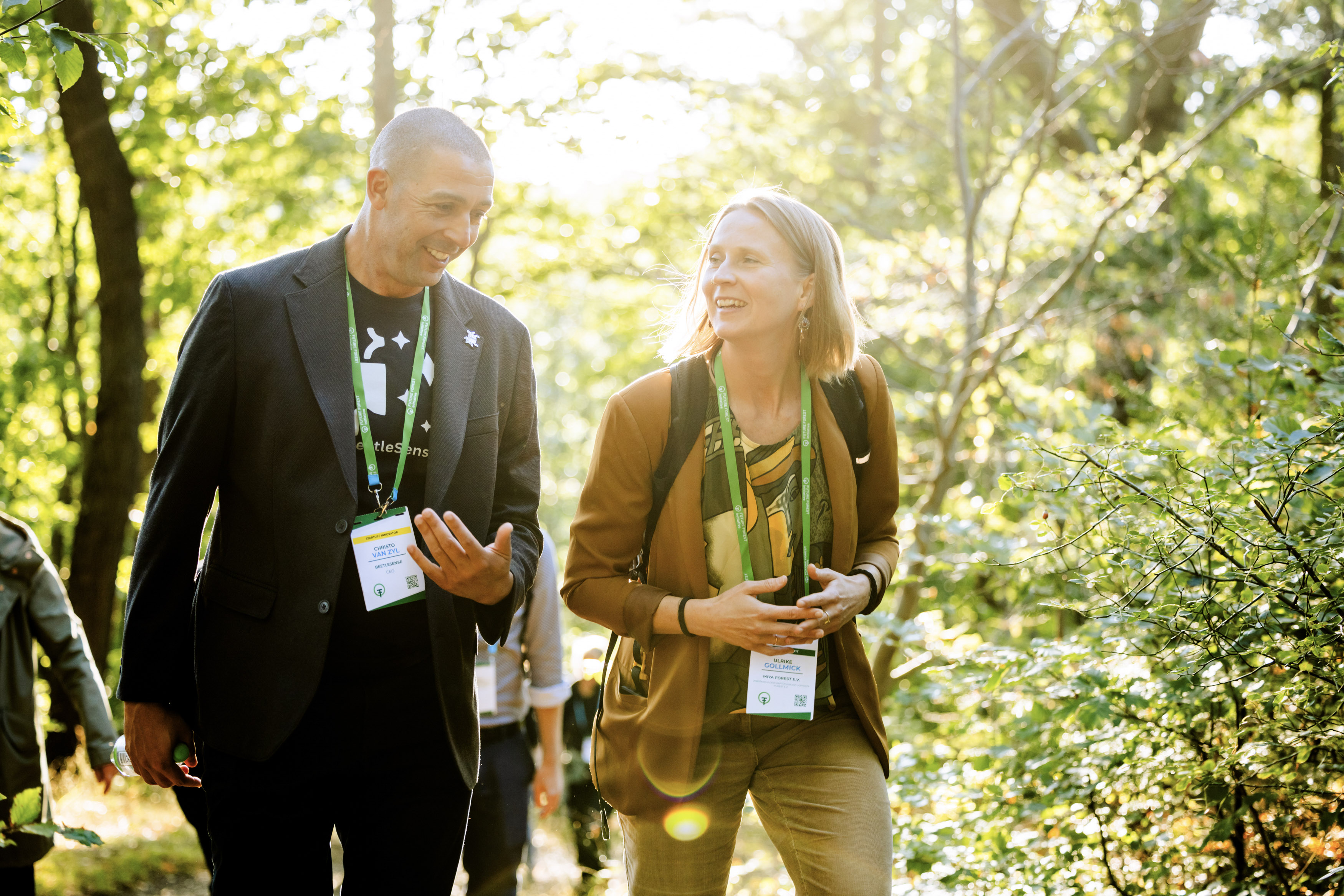 Picture of Future Forest participants during the prototype hike