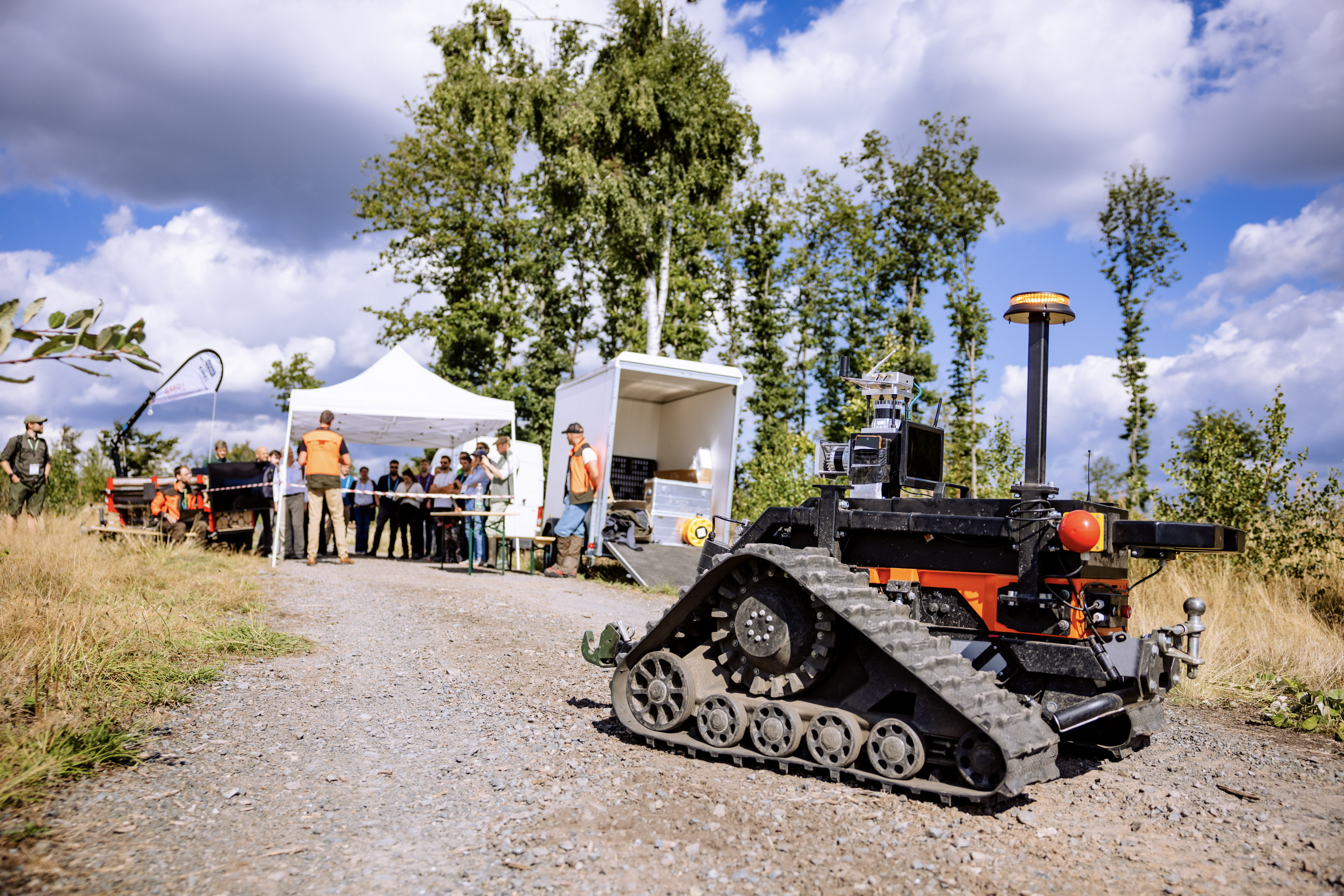 Picture of excursion for forest lab Stolberg