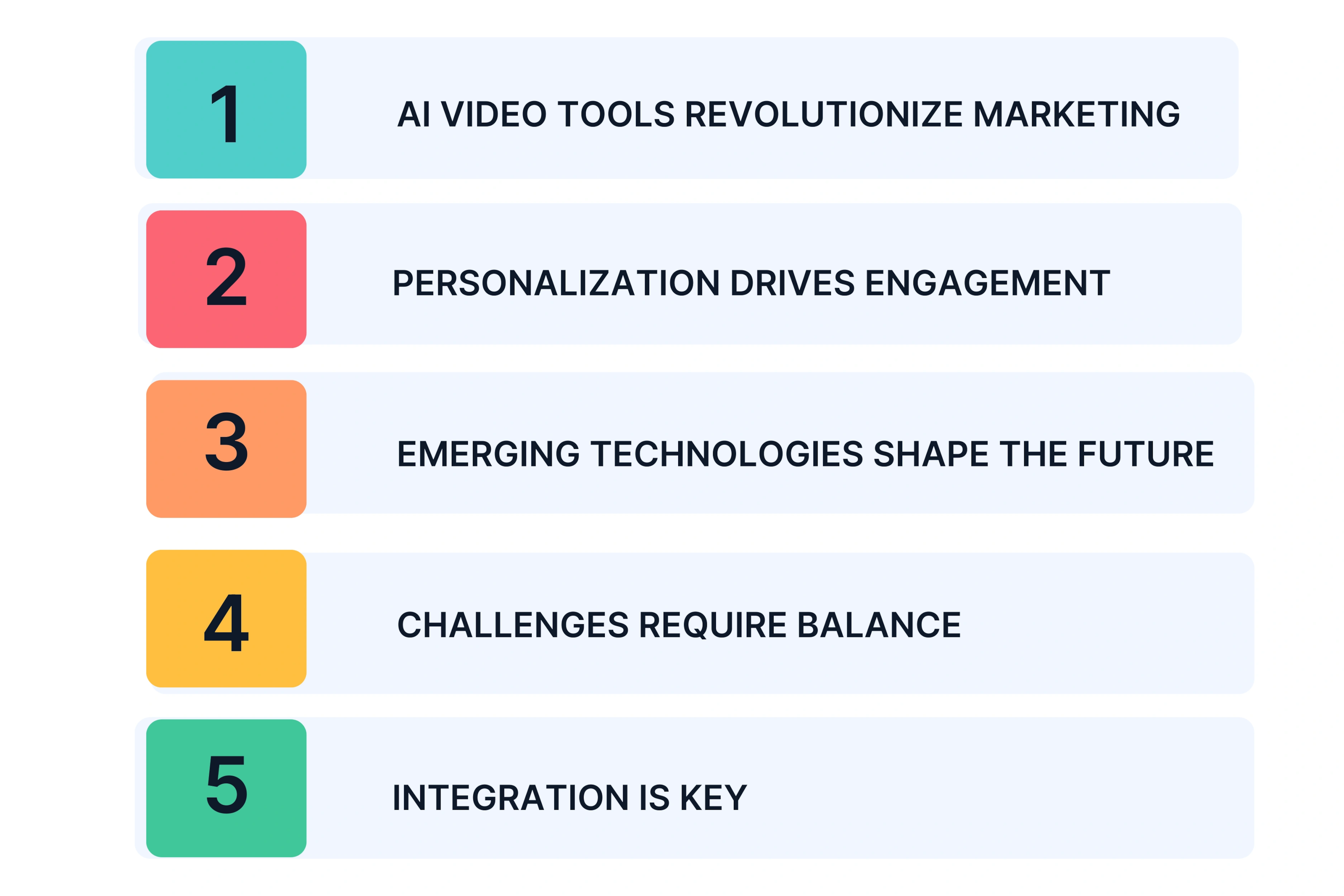 5 Key Takeaways You Should Know