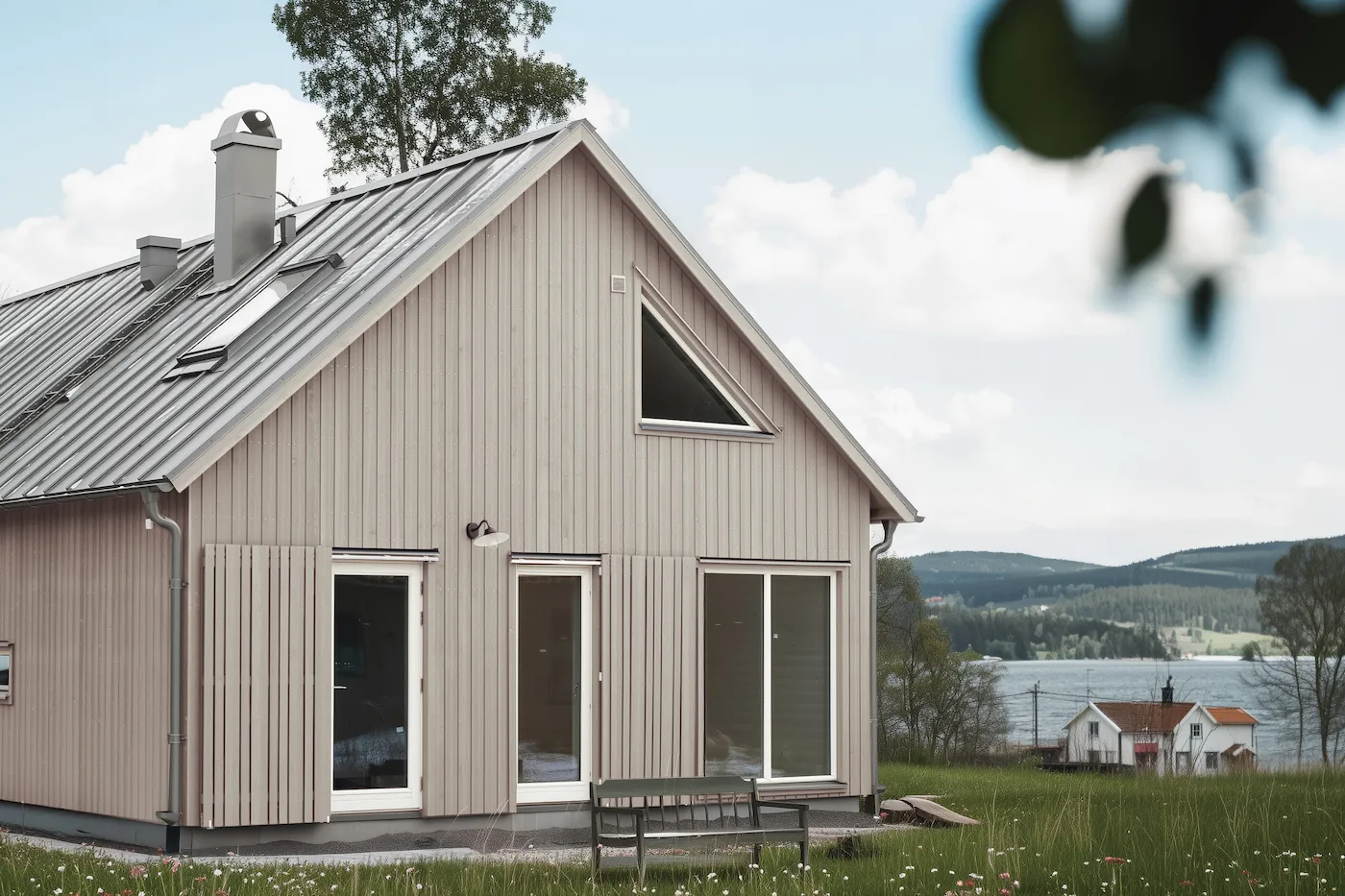 Arvesund house model Lit, a modern wooden home with clean Scandinavian design