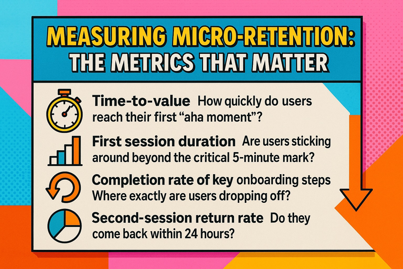 User Retention diagram. how to keep users engaged diagram