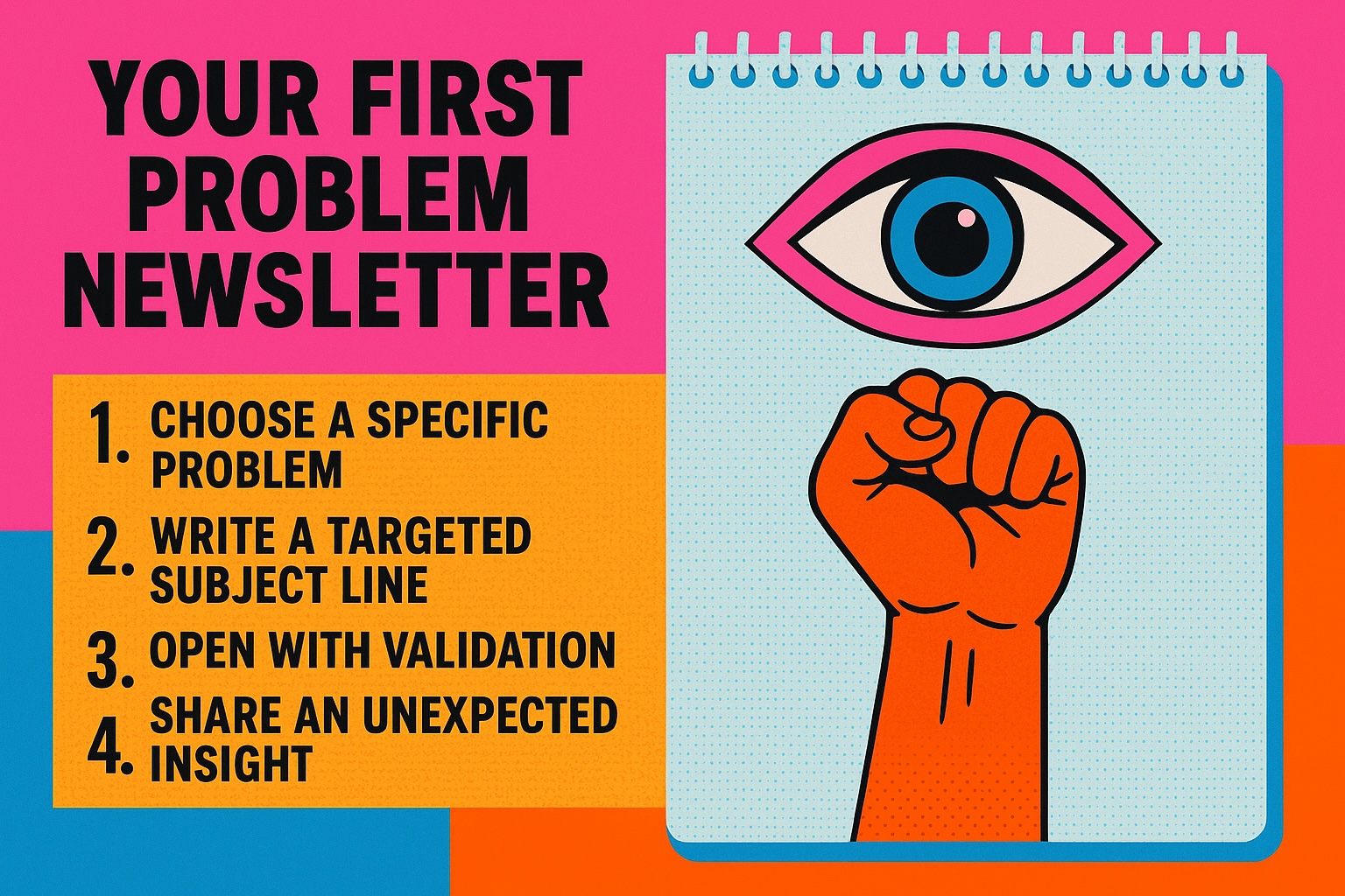 diagram showing how to write an email which targets customer pain points