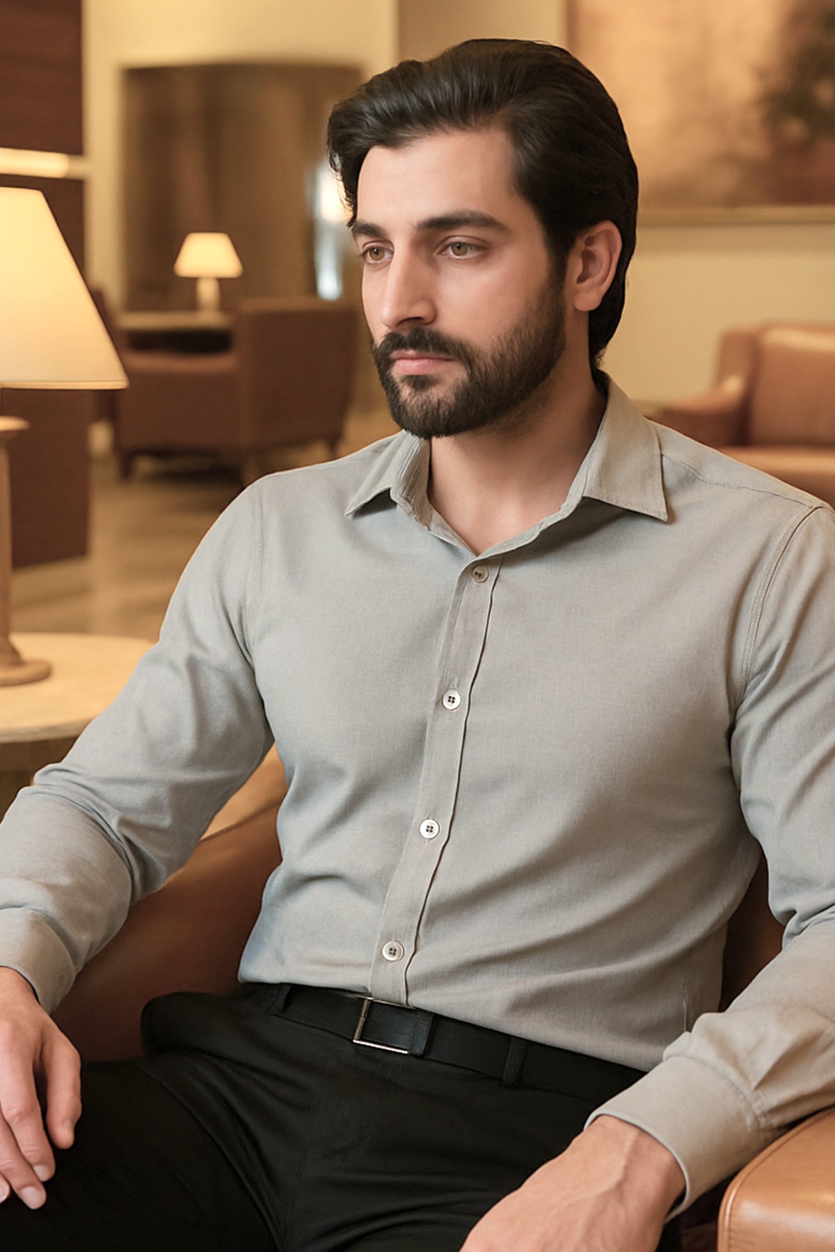 Grey Texture Shirt