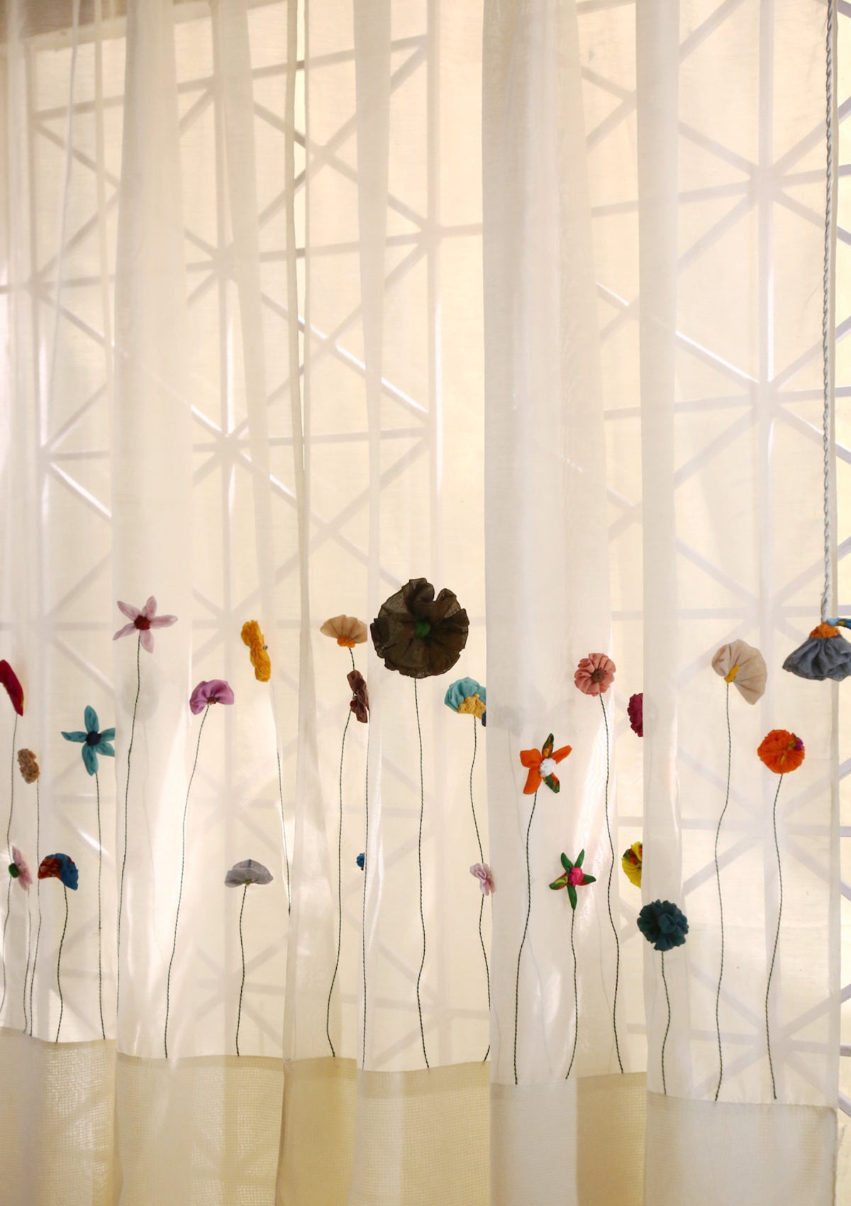 Bharani Off-White Sheer Curtain