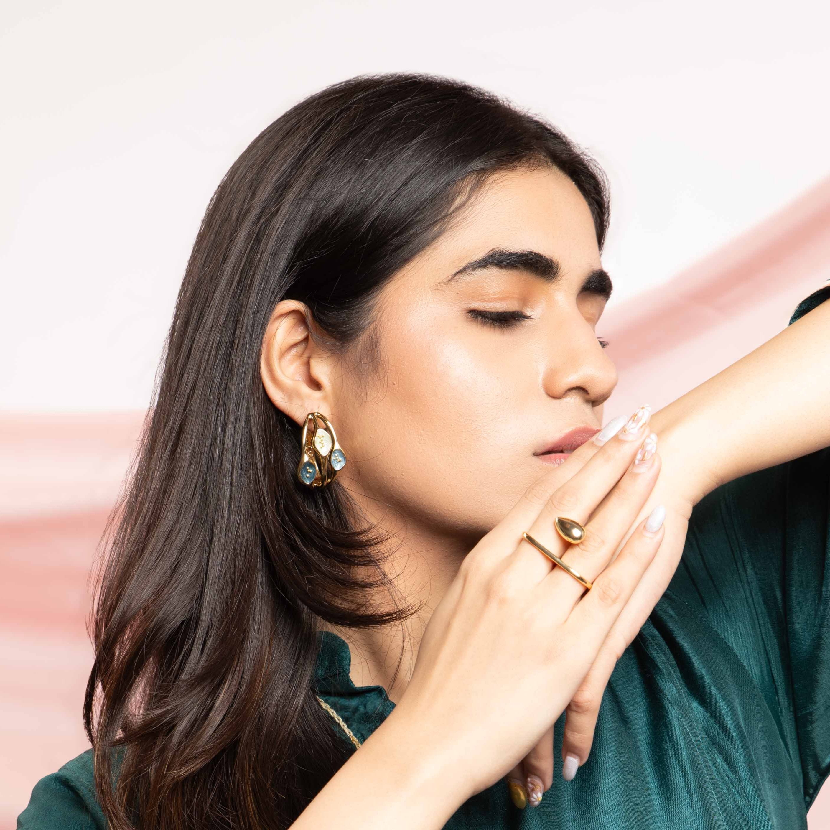 ARCHED DROP RING