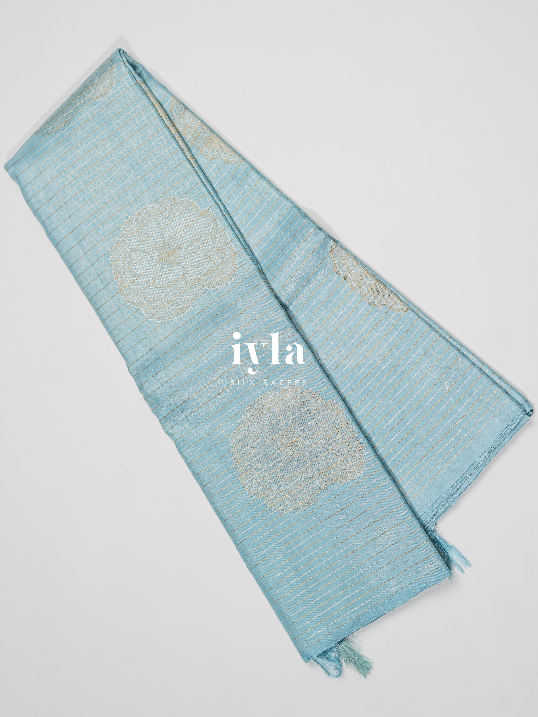 The Amaryllis Kanjeevaram in Baby Blue