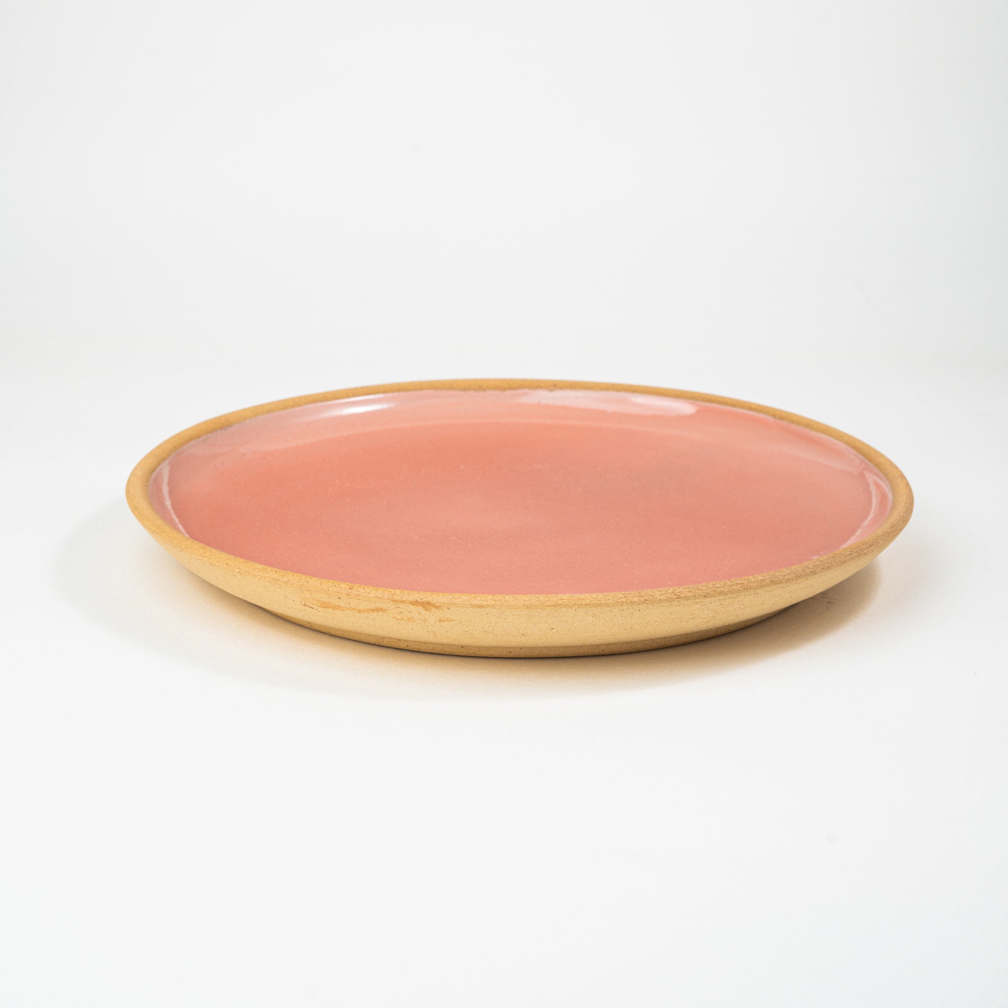 Apricot Large Coupe Plate | 9.75 Inches | Light Pink