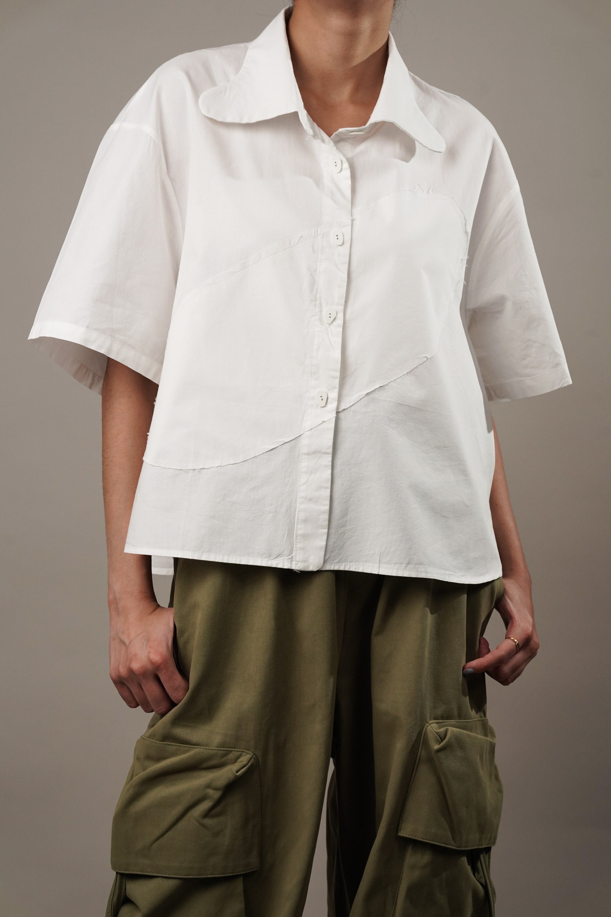 Arctic White Oversized Shirt