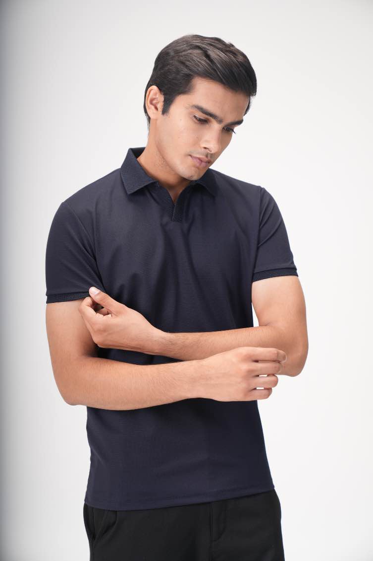 Wing Polo - Heavy Dobby Johnny collar Polo