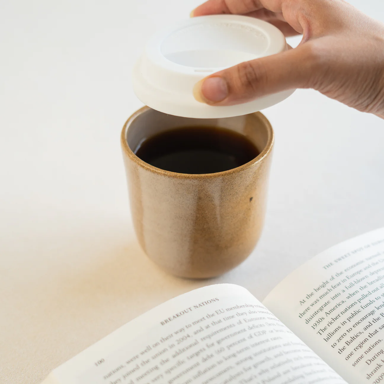 Nomad Travel Cup with Lid | 310ml | Brown