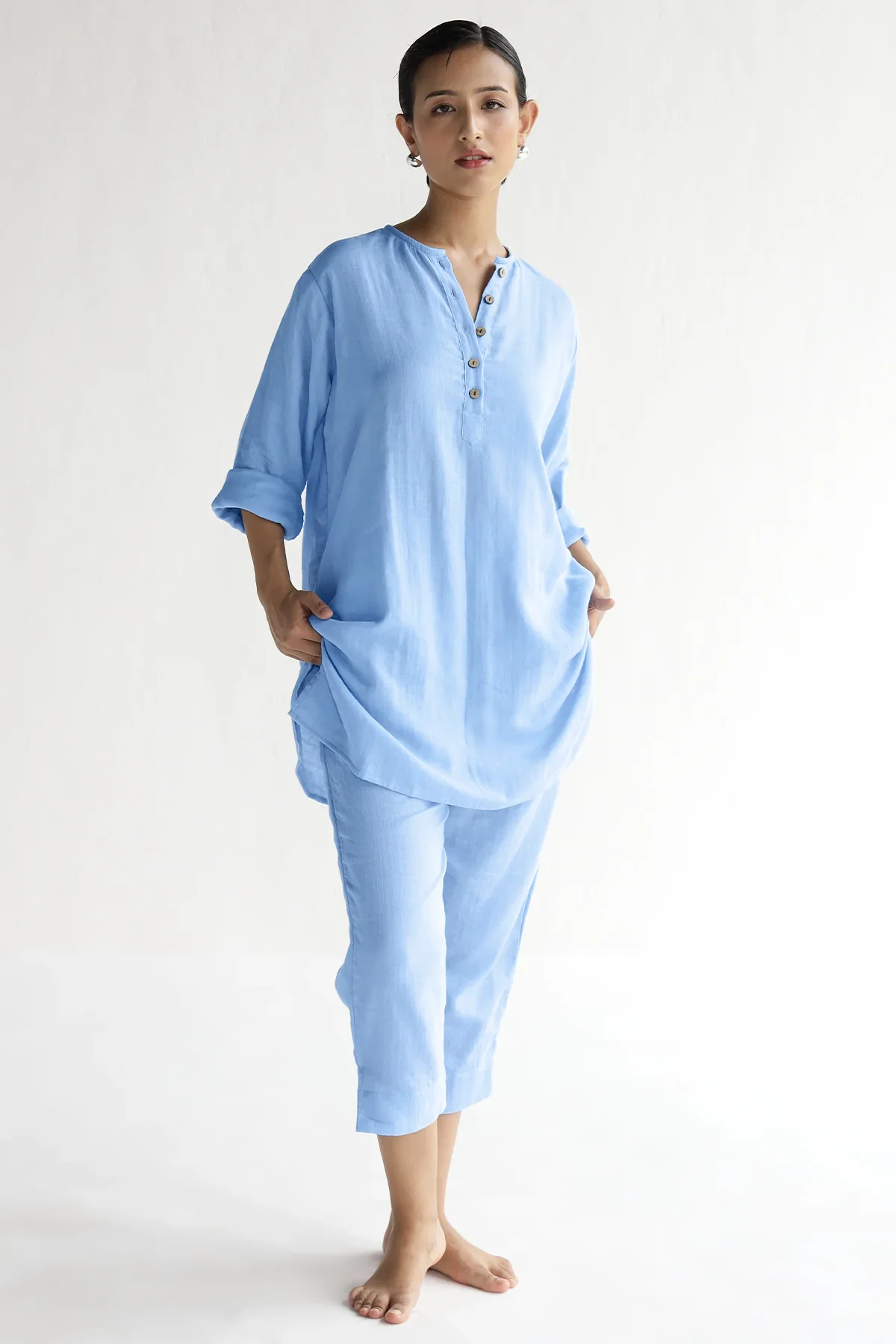 Aviary Tunic Set : Skylight