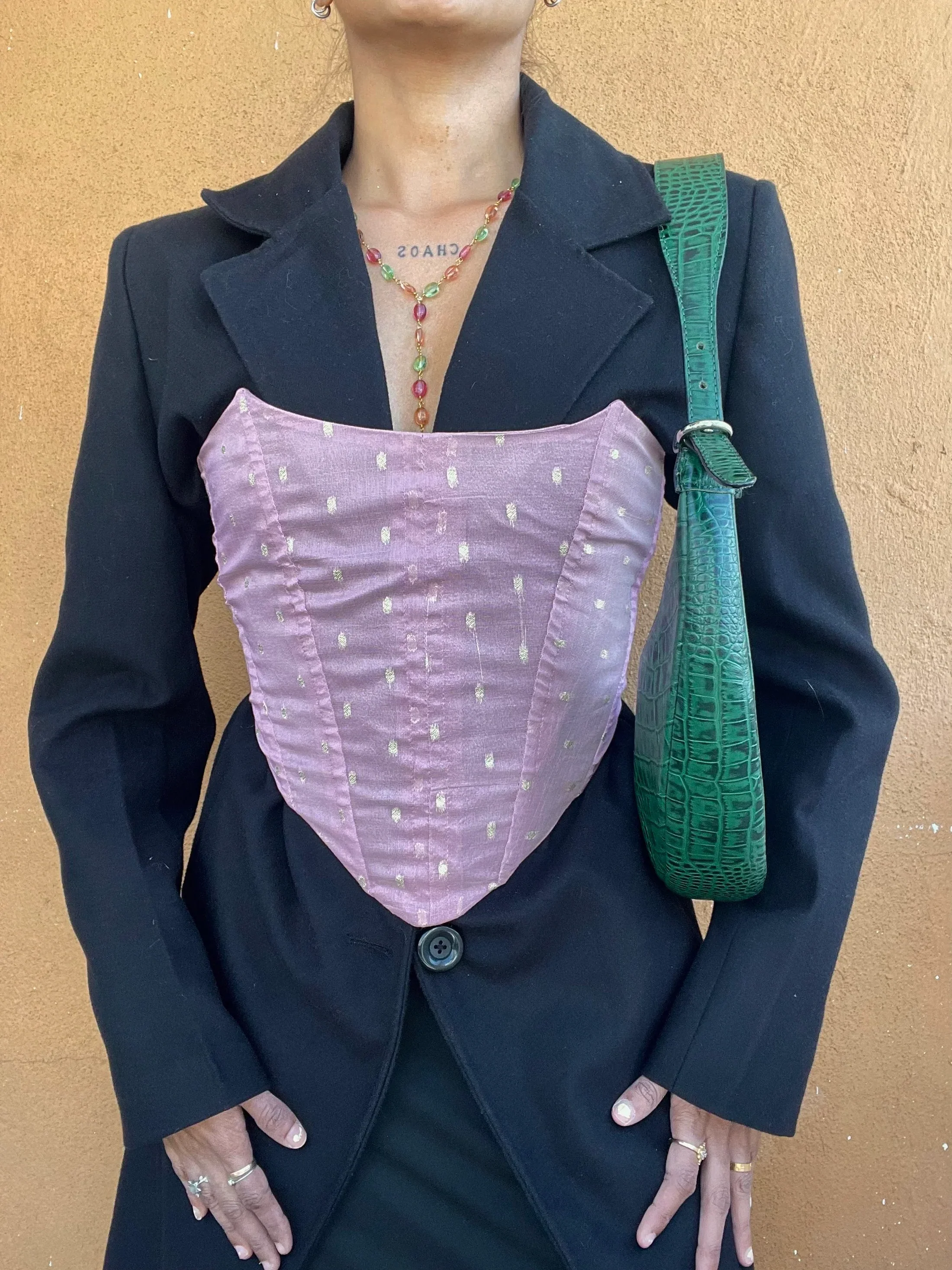 Kumari: Pastel Pink with Gold