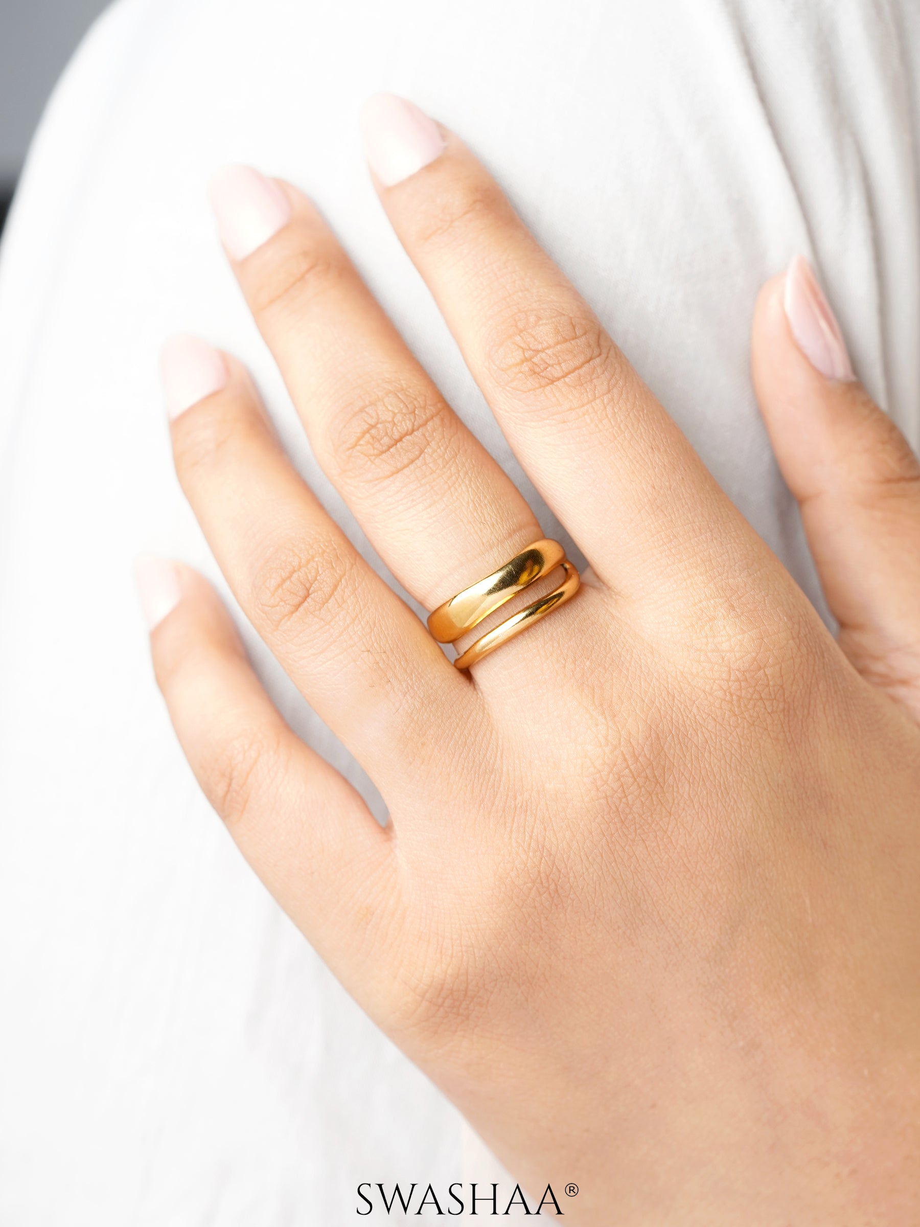 Zoey 18K Gold Plated Ring
