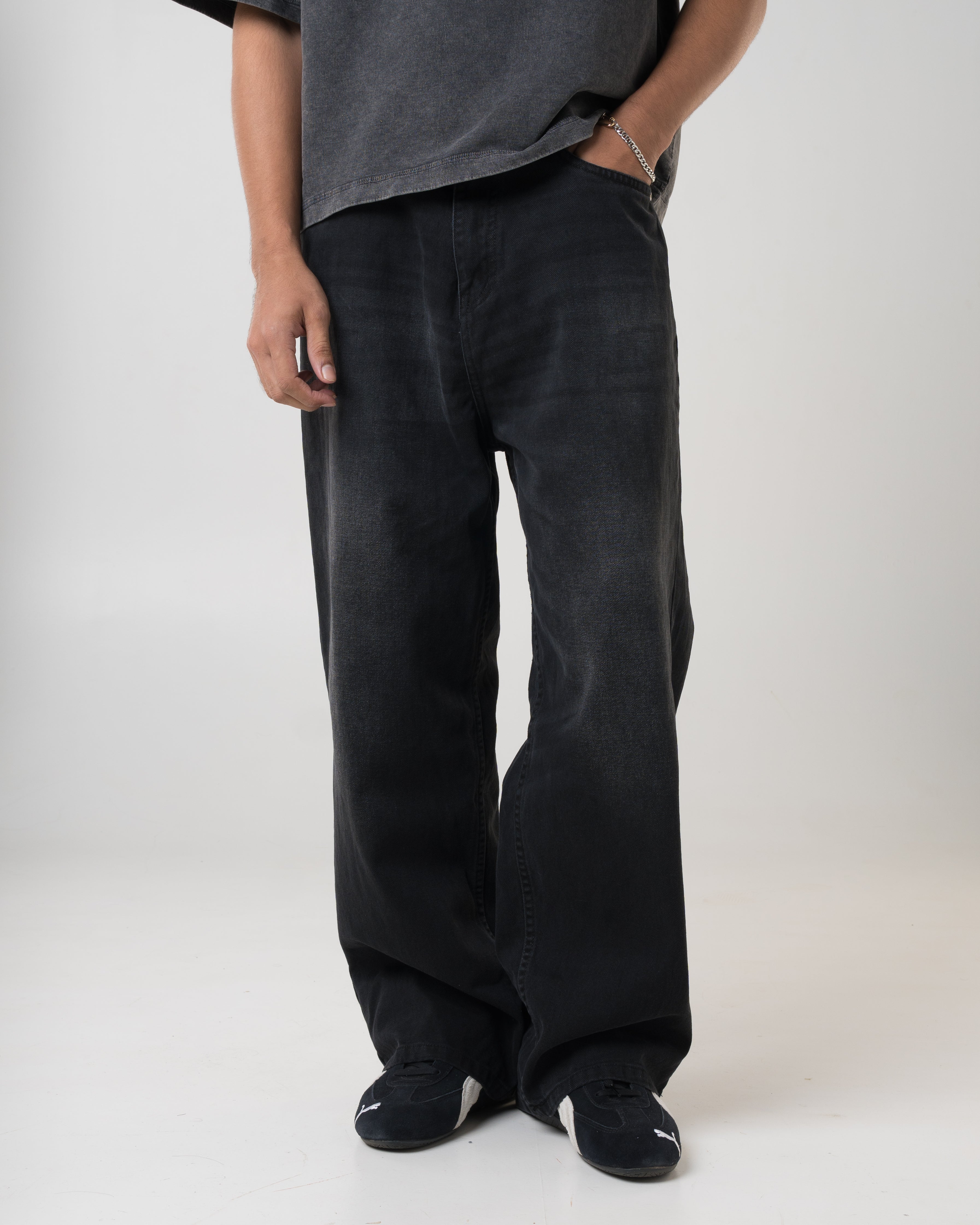 Baggy Fit Denim (Black Rinse)