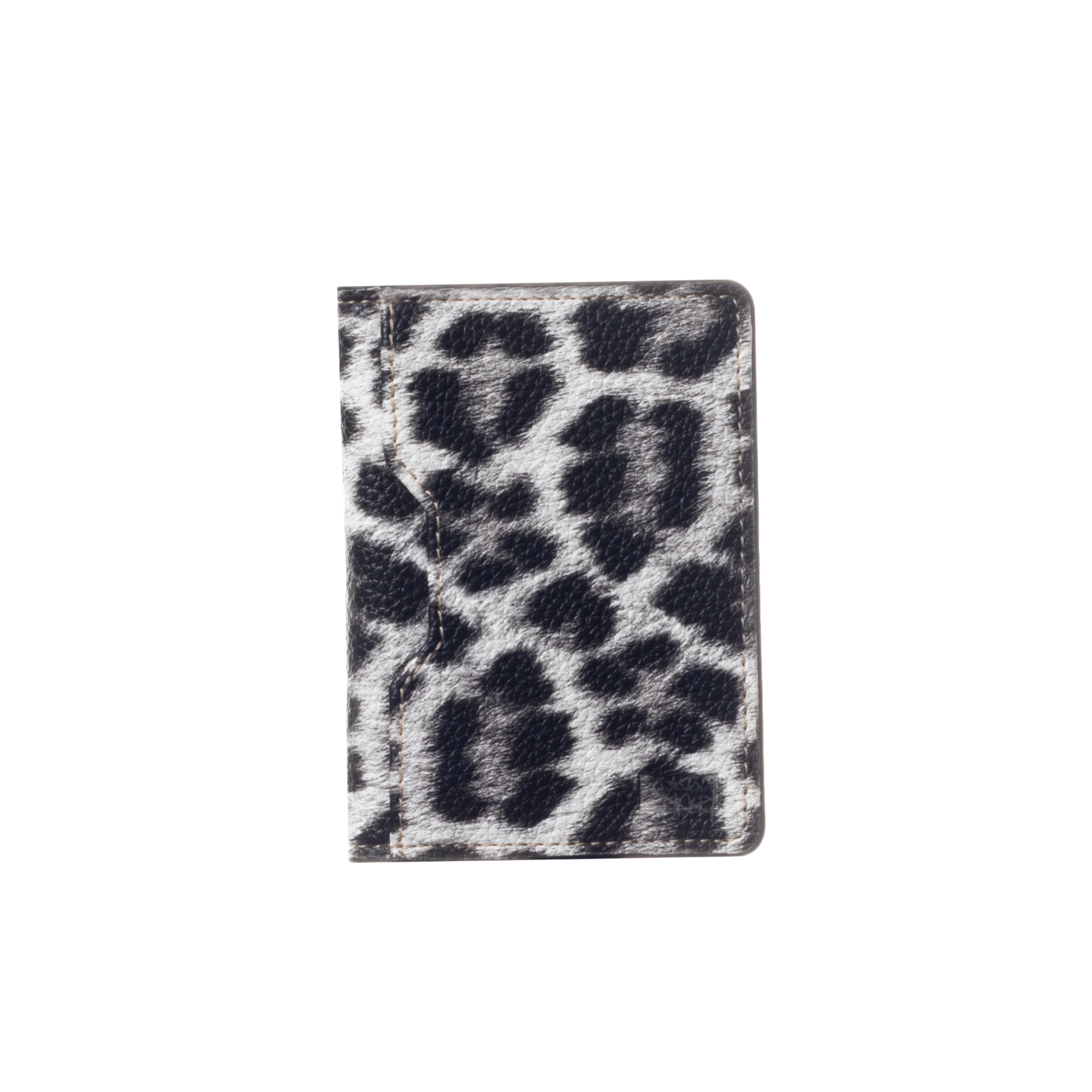 Snow Leopard Compact Wallet