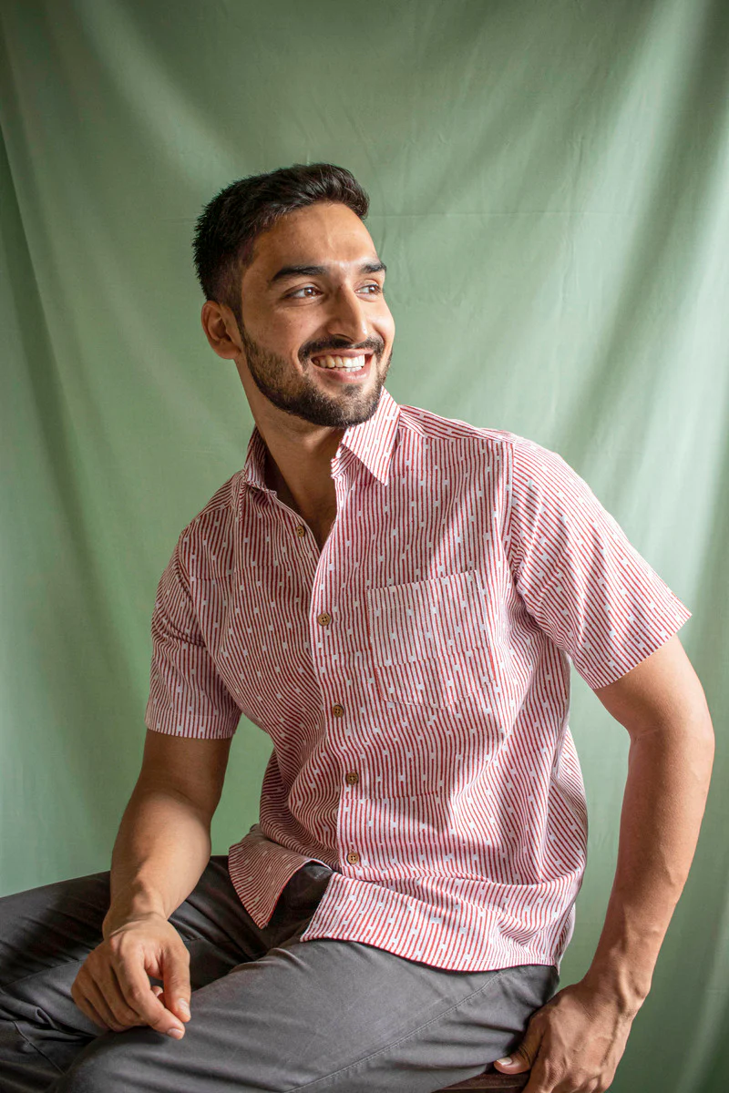 Red Lakeer · Half Sleeve Shirt