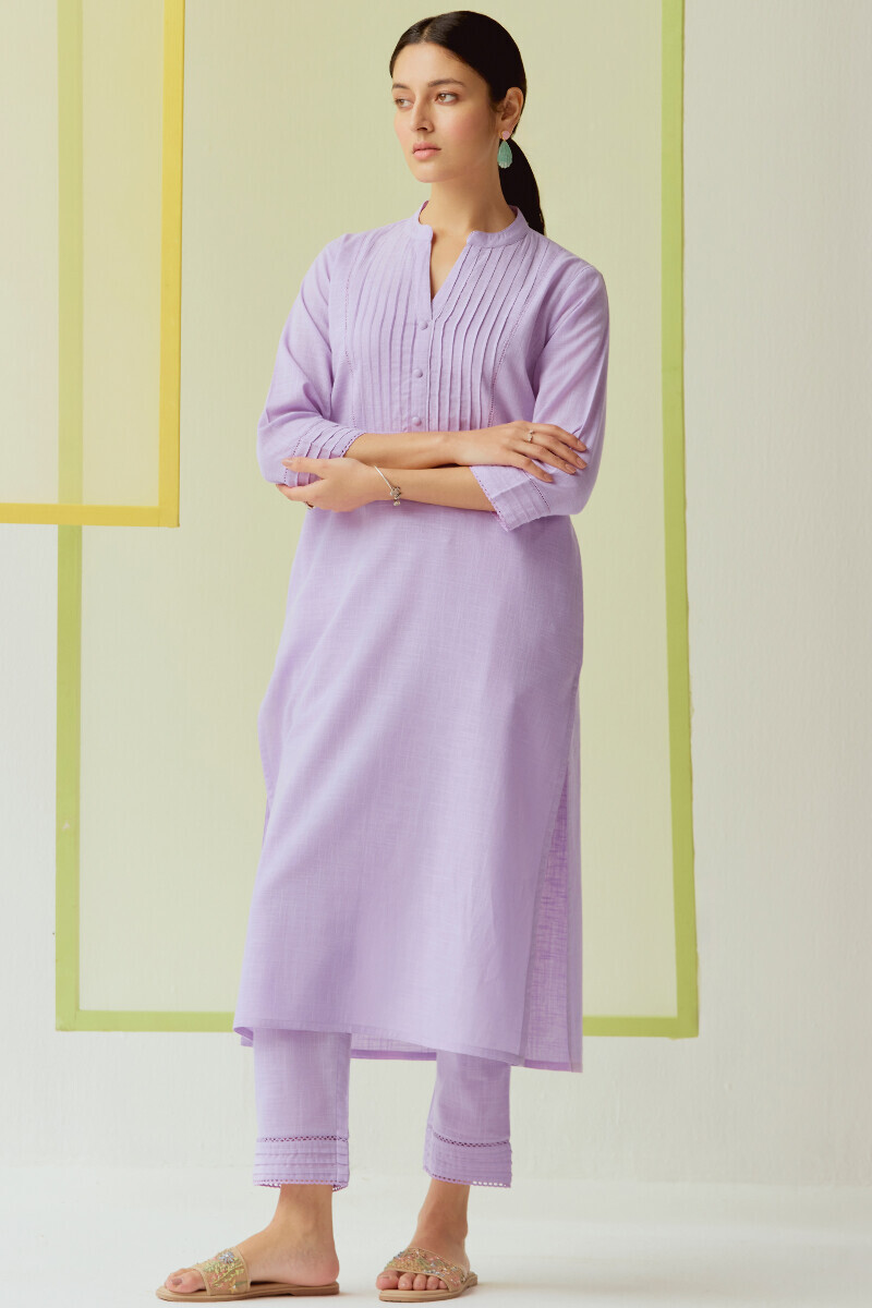 Roza Nida Lavender Kurta